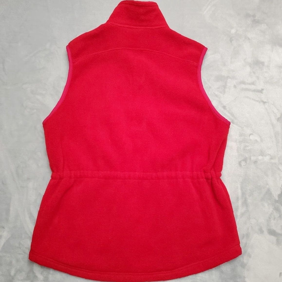 Vintage LL Bean Fleece Vest Womens Medium Red Full Zip Sleeveless Outdoors Made USA Size M / US 6-8 / IT 42-44 - 6 Thumbnail