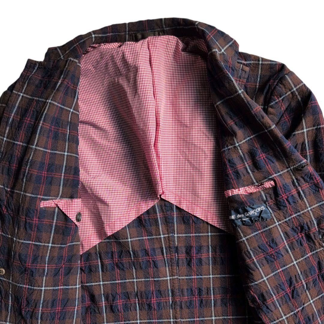 Comme des Garcons Homme COMME des GARÇONS HOMME 2010AW 3B Tailored Jacket Plaid S Size US S / EU 44-46 / 1 - 7 Thumbnail