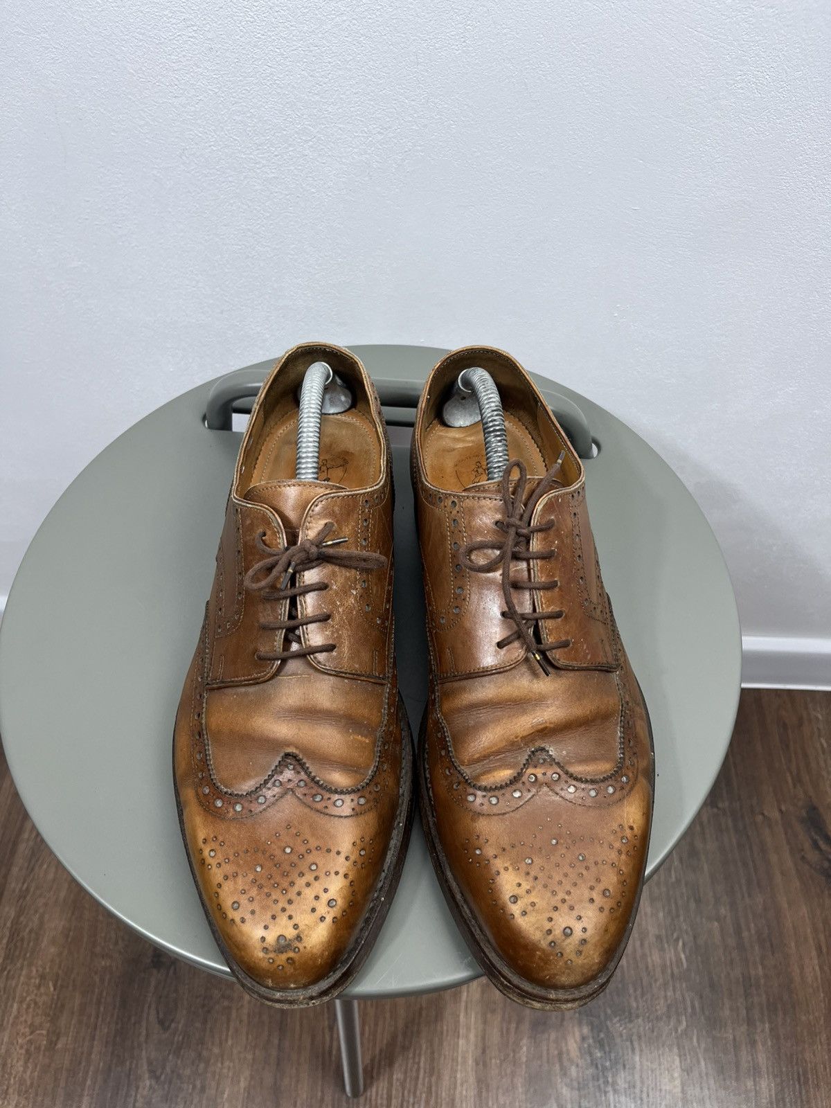 Other Prime Shoes Brown Leather Brogue Shoes Vibram Sole US 9.5 Size US 9.5 / EU 42-43 - 6 Thumbnail