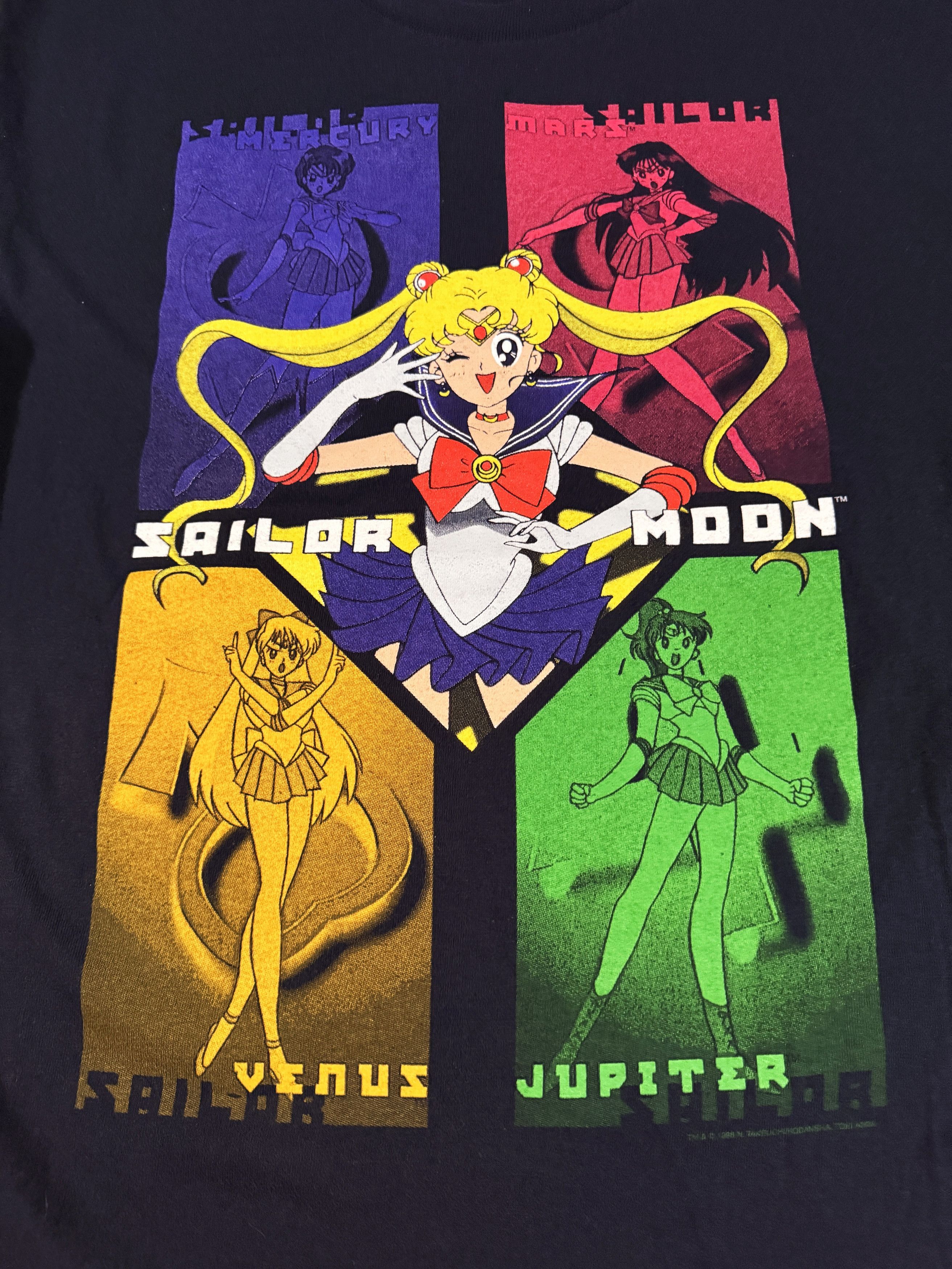 Sailor Moon L 1998 Vintage Shirt Anime 90s