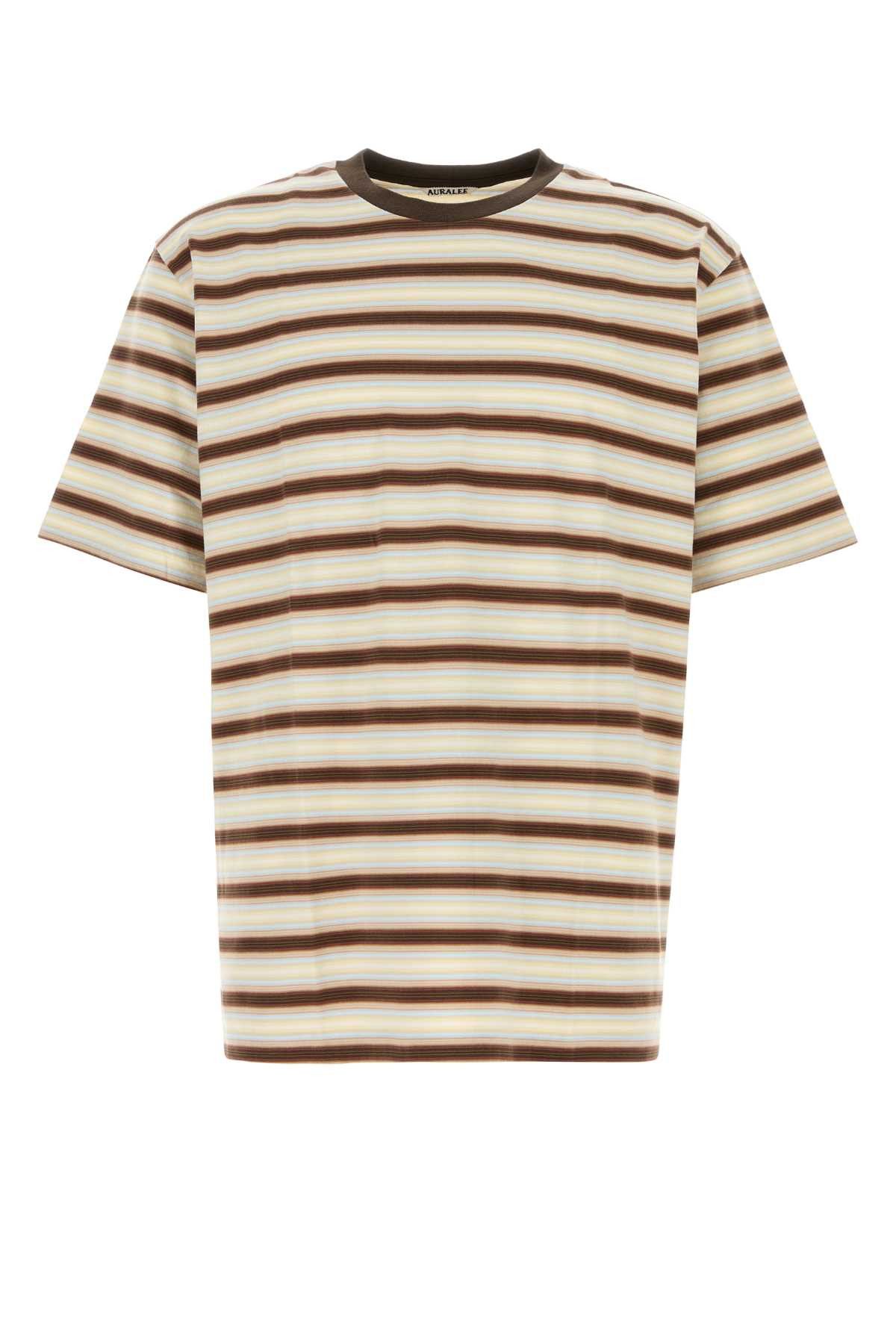 Auralee Embroidered Cotton T-Shirt Size US XXL / EU 58 / 5 - 1 Thumbnail
