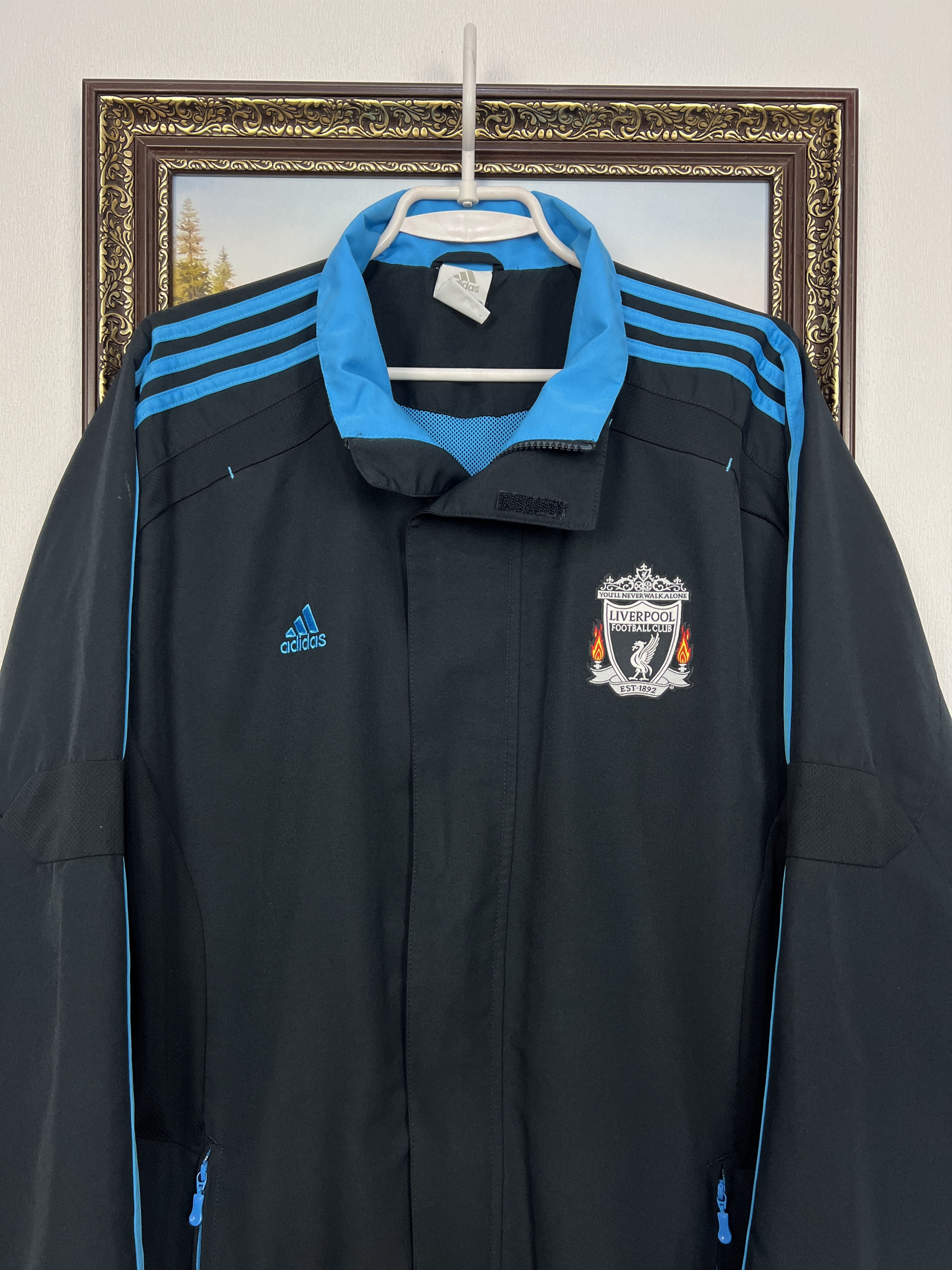 Adidas Vintage Adidas Liverpool Football Train Jacket Soccer Size US L / EU 52-54 / 3 - 2 Thumbnail