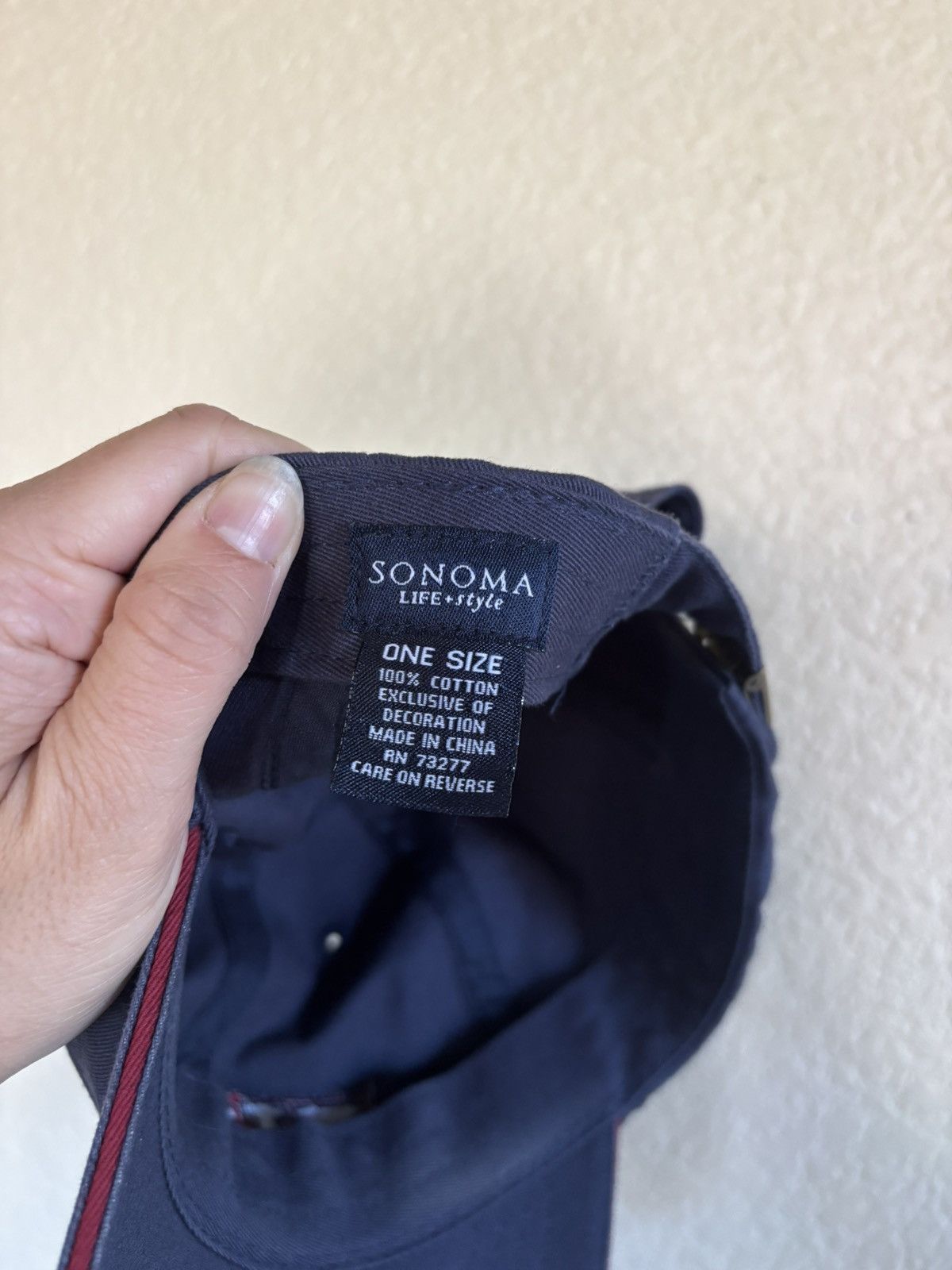 Sonoma USA embroidered navy hat Size ONE SIZE - 7 Thumbnail