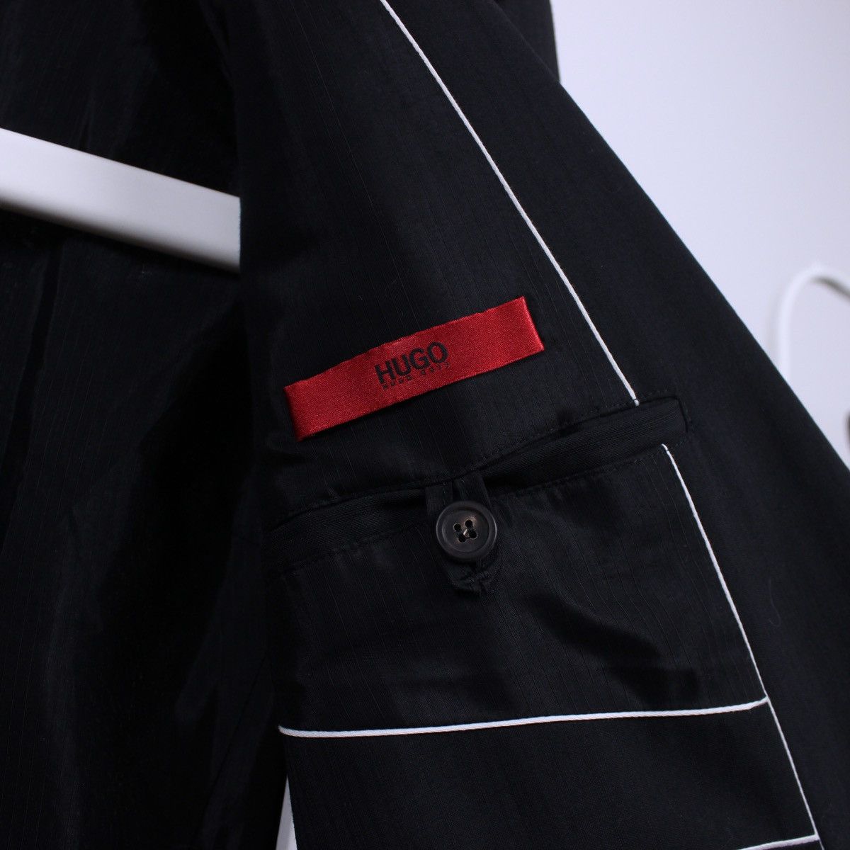 Hugo Hugo Boss Pinstripe Suits Blazer Pants Size 42R - 6 Thumbnail
