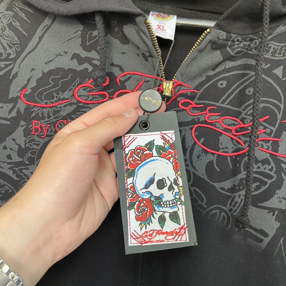 Ed Hardy Vintage Christian Audigier Ed Hardy Zip Hoodie affliction Size US S / EU 44-46 / 1 - 10 Thumbnail
