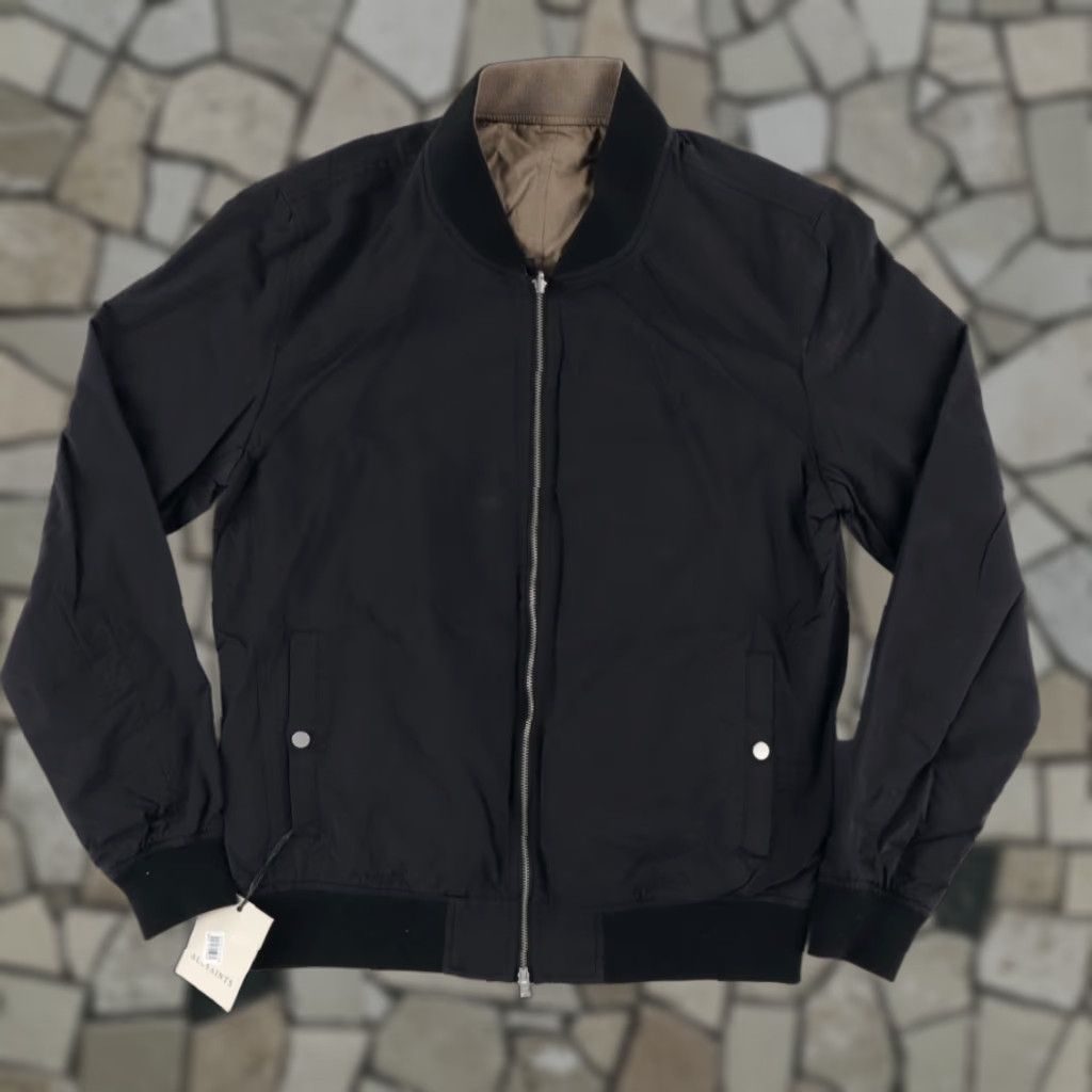 Allsaints All Saints Reversible Bassett Bomber Jacket Black Men's S Shirt Size US S / EU 44-46 / 1 - 1 Thumbnail