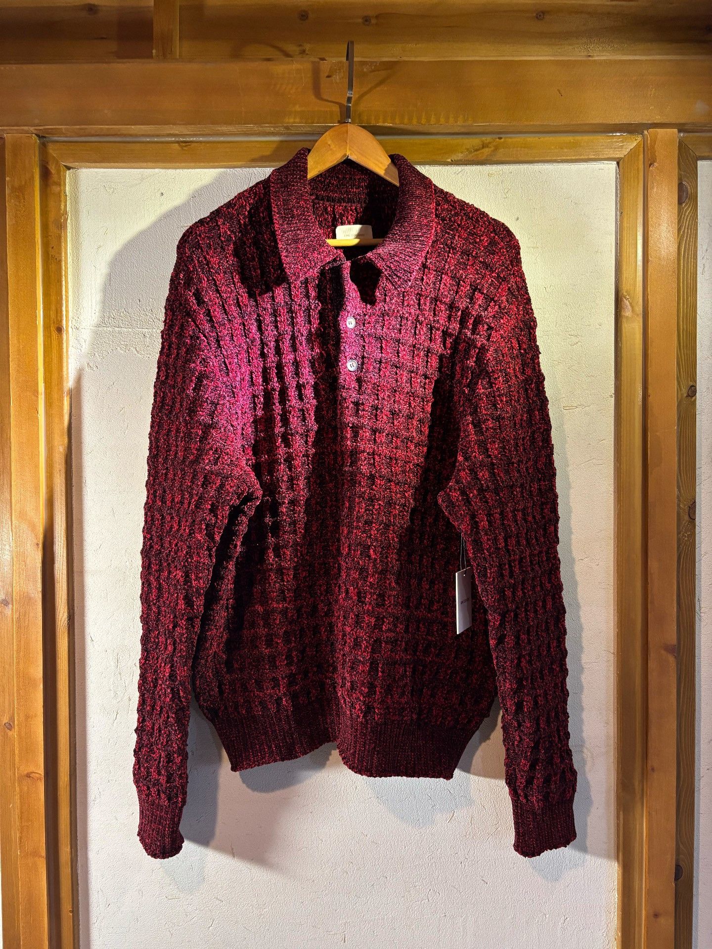 Aime Leon Dore Aime Leon Dore Open Collar Sweater Size US L / EU 52-54 / 3 - 1 Thumbnail