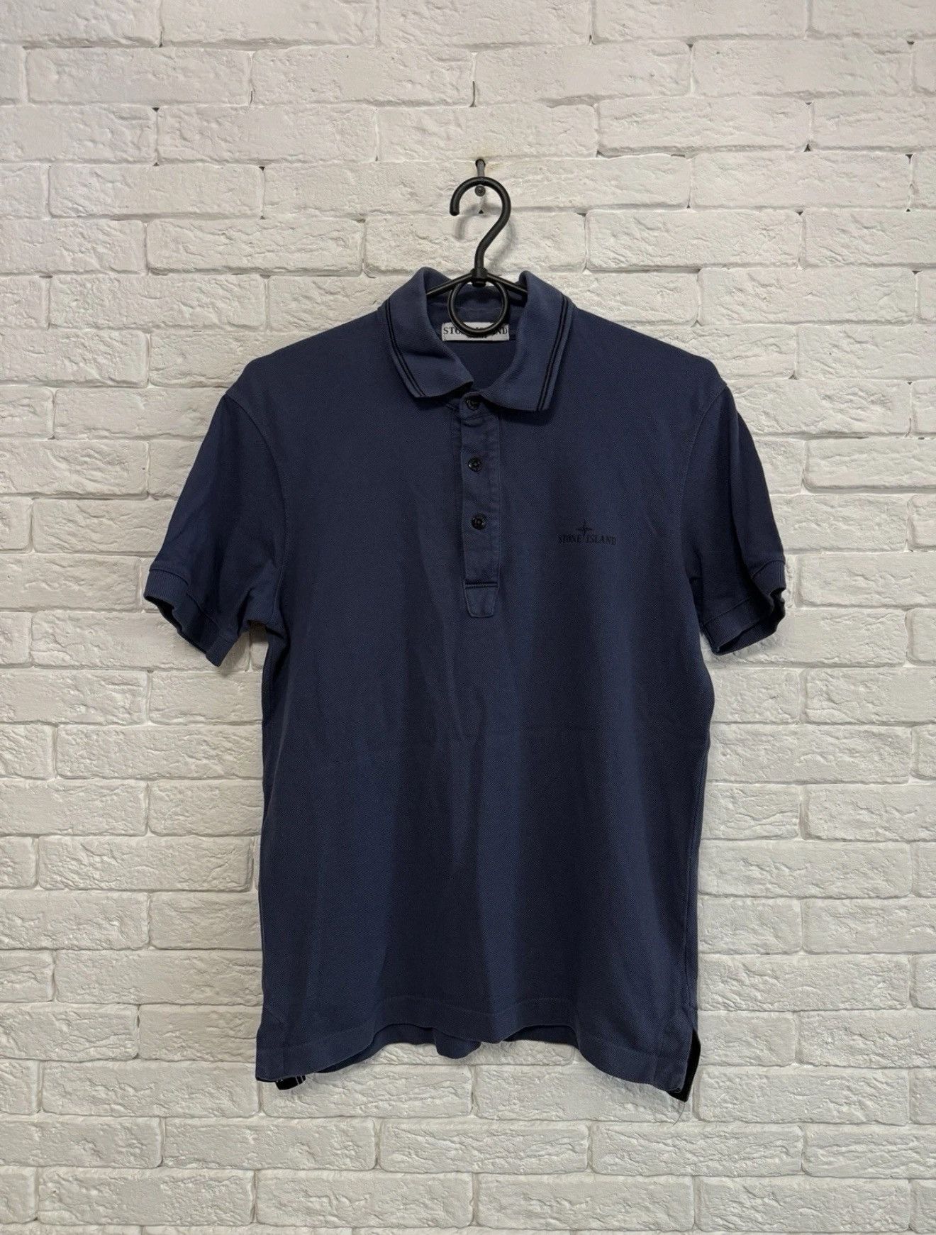 Stone Island Vintage 90`s Stone Island Polo Shirt Sz S - M Size US S / EU 44-46 / 1 - 1 Thumbnail