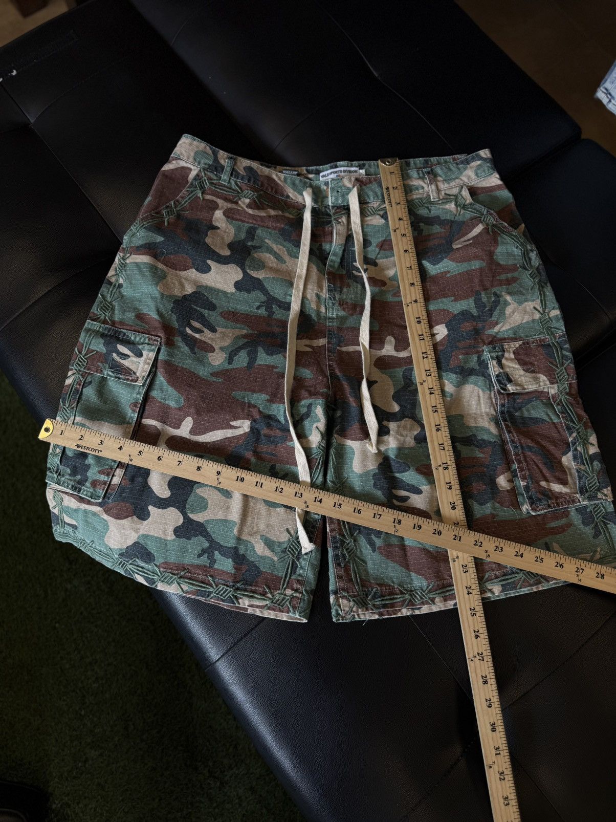 Vale Valley Green Camo Wire Shorts Size 36 (NEW) Size US 36 / EU 52 - 7 Thumbnail