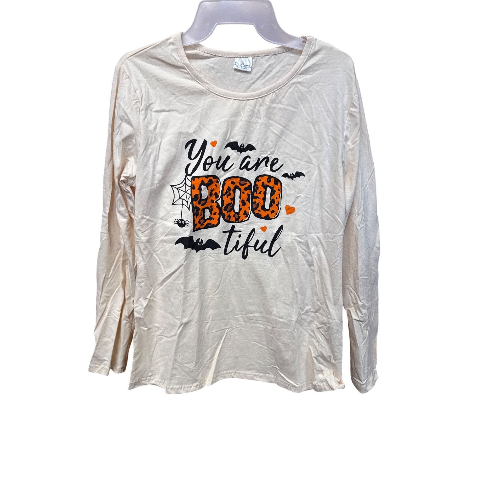 Other You Are Boo-Tiful Halloween Adult Small Beige & Black Long S Size S / US 4 / IT 40 - 1 Thumbnail