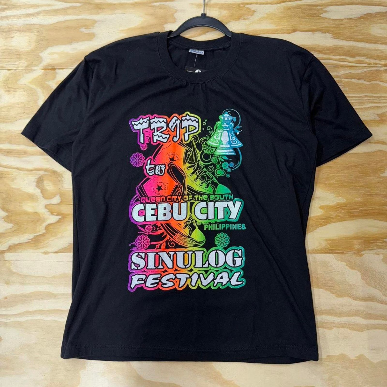 Converse Vintage y2k trippy 00s converse Philippines tourist t-shirt Size US M / EU 48-50 / 2 - 1 Thumbnail