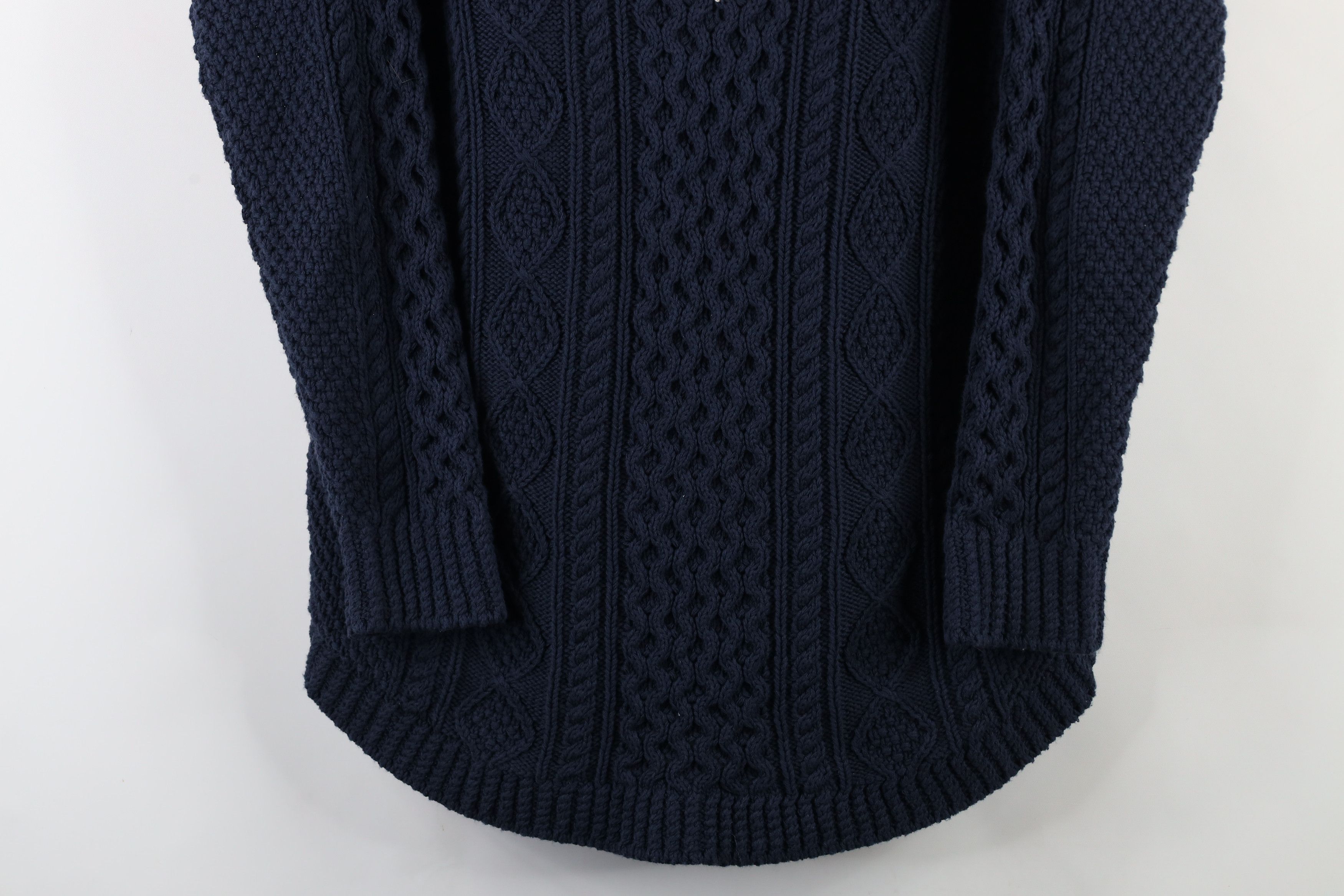 L.L. Bean × Vintage Vintage LL Bean Heavy Fair Isle Chunky Fisherman Sweater Size L / US 10 / IT 46 - 3 Thumbnail