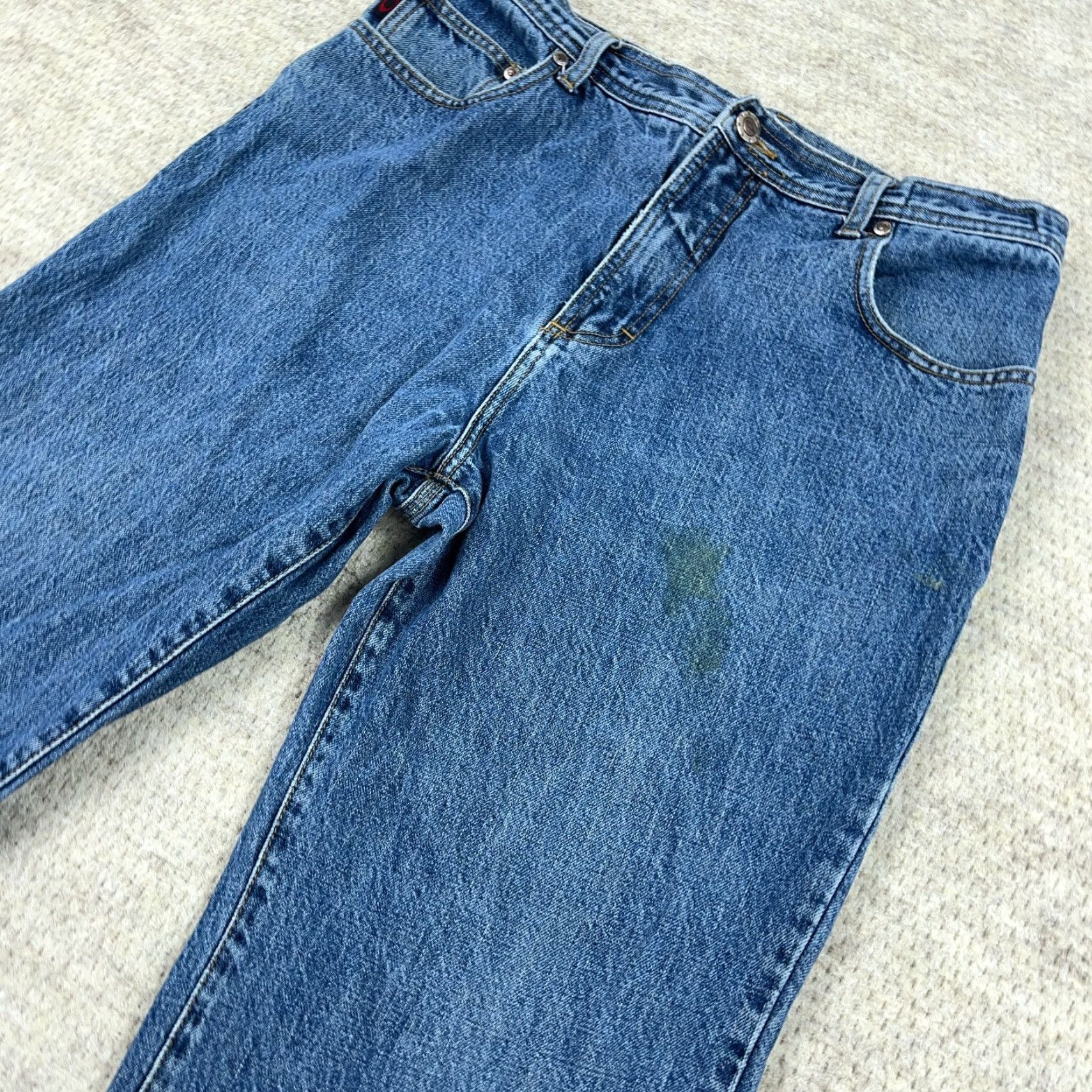 Oakley VINTAGE Oakley Jeans Men 34x30 Denim Straight 90s Grunge Blue Mens Size US 34 / EU 50 - 6 Thumbnail