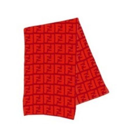 image of Fendi O1Loc1C0124 Scarf In Red, Men's