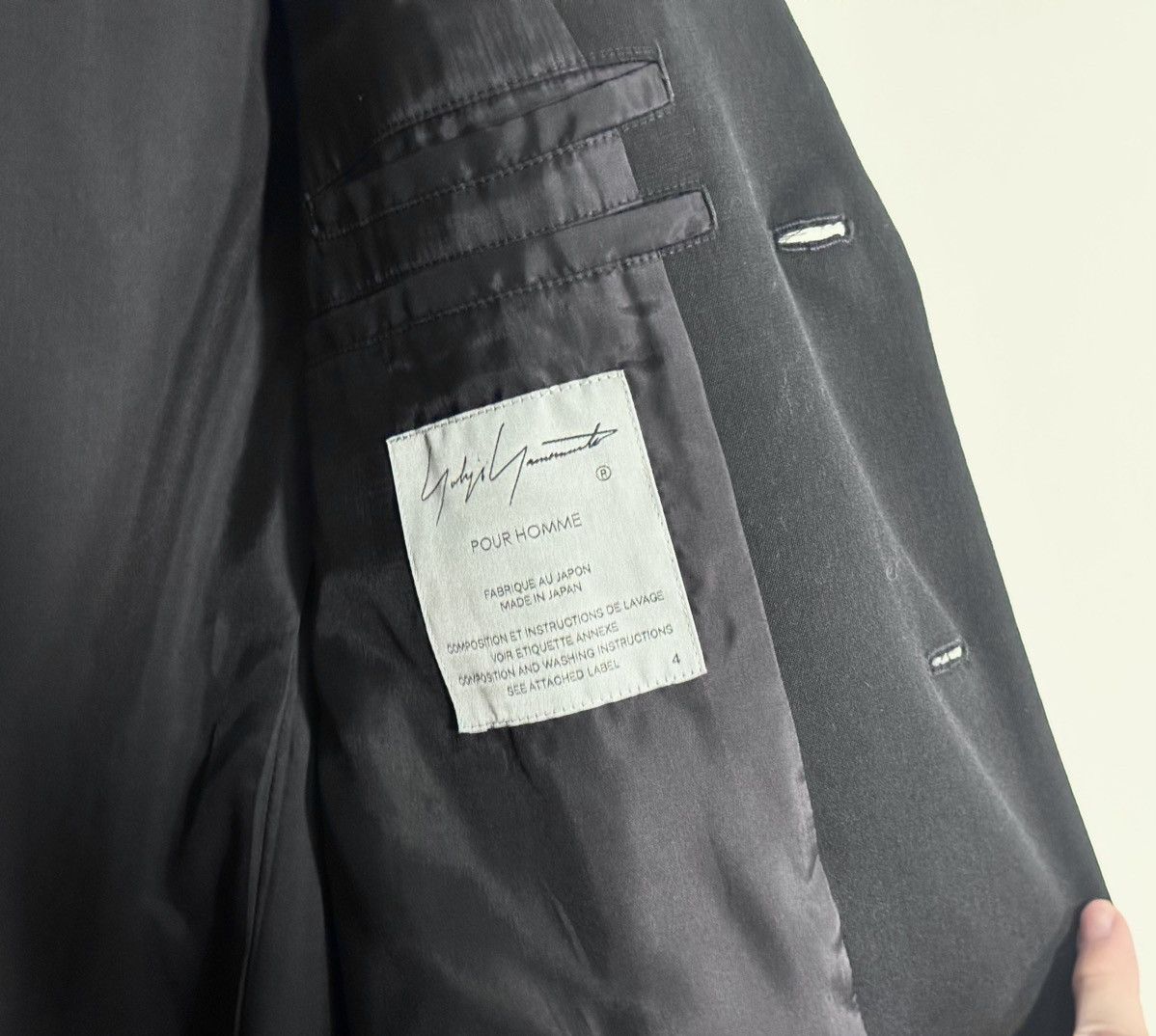Yohji Yamamoto Yohji Yamamoto 09ss “peace of shit” Blazer Jacket，size4 Size 52S - 9 Thumbnail