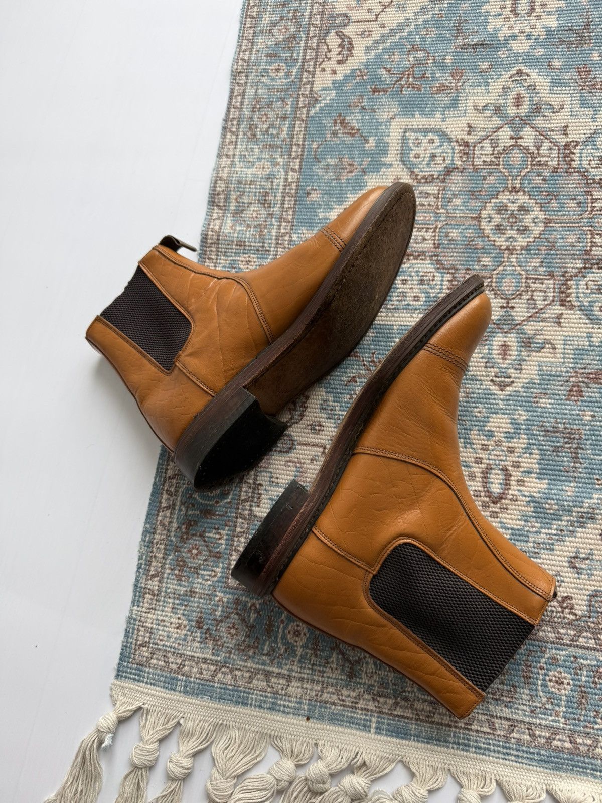 Solovair NPS Solovair Since1887 MadeIn England Leather Chelsea Boots Size US 9 / EU 42 - 7 Thumbnail