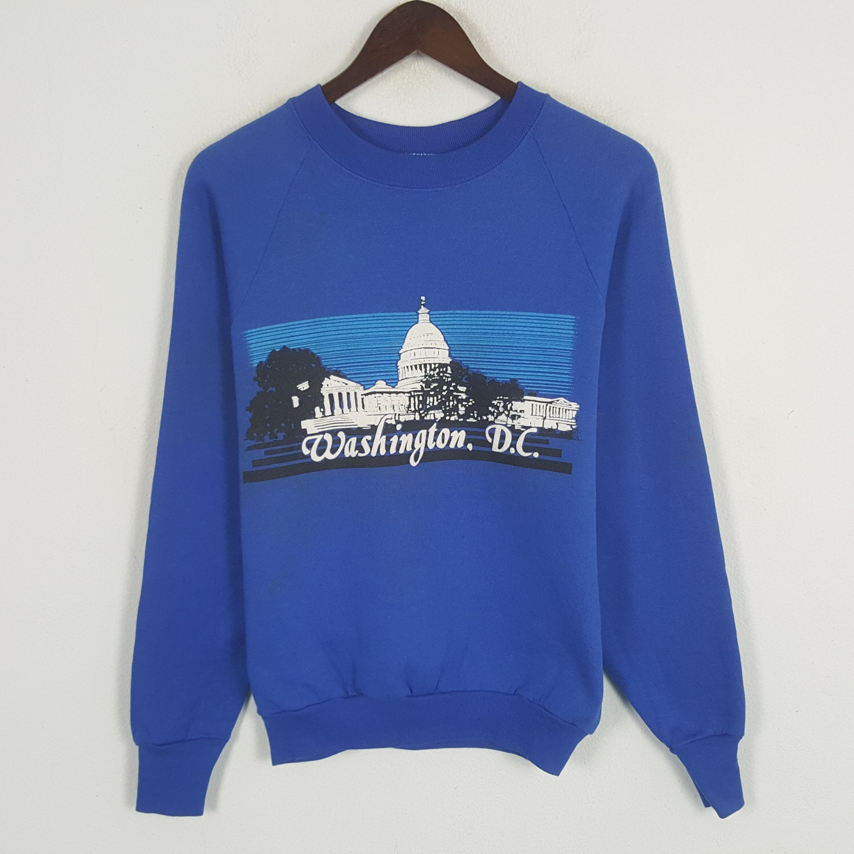 Vintage Vintage Washington D.C. Sweatshirt Size US S / EU 44-46 / 1 - 1 Thumbnail