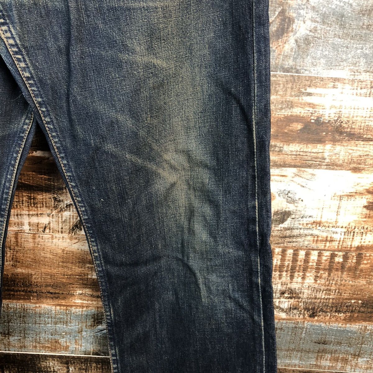 Levi's Levis 503 Blue selvedge vintage Denim Pants #A2617 Size US 33 - 7 Thumbnail