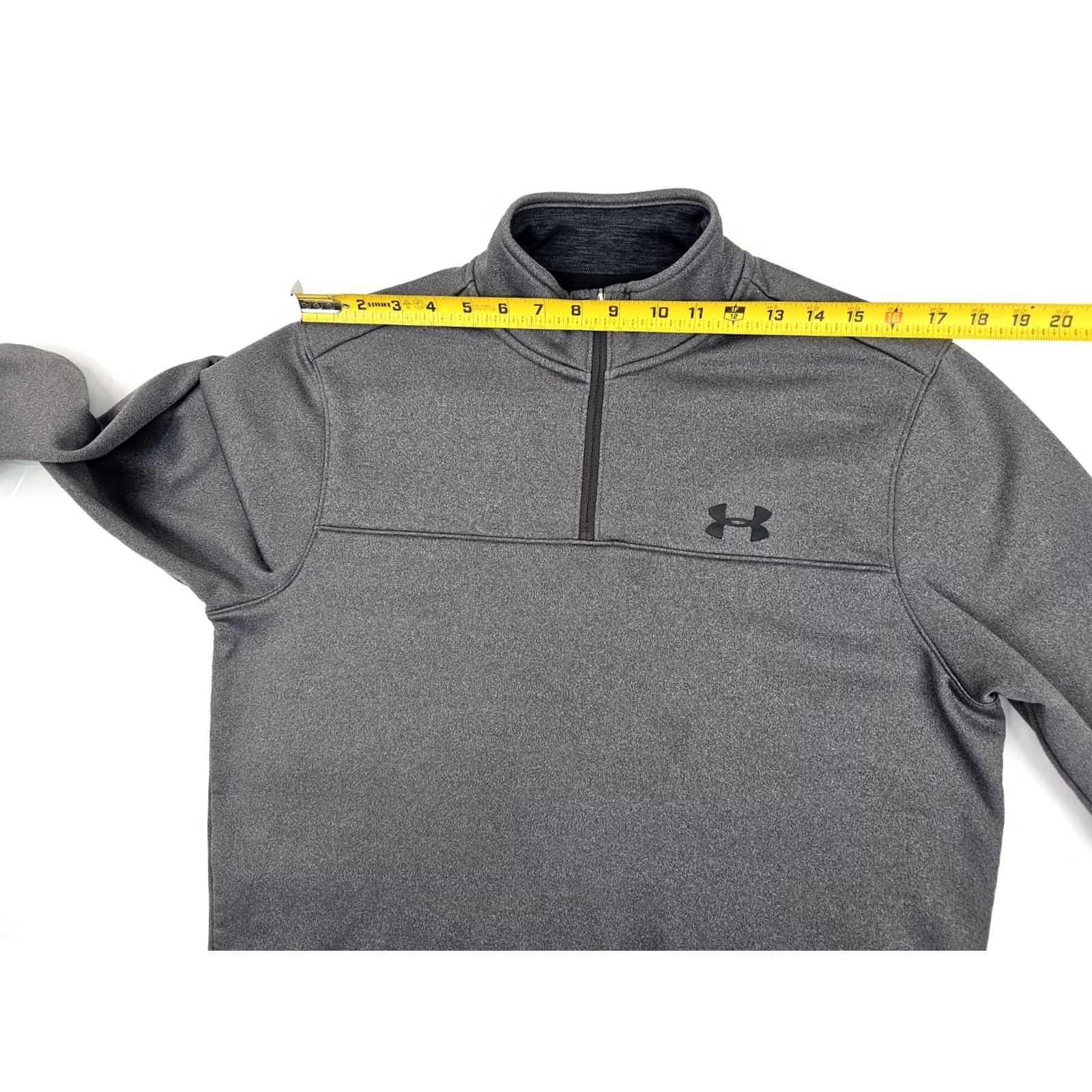 Under Armour Under Armour Storm 1/4 Zip Pullover Mens M Gray Mock Neck Sweatshirt Loose Fit EUC Size US M / EU 48-50 / 2 - 7 Thumbnail