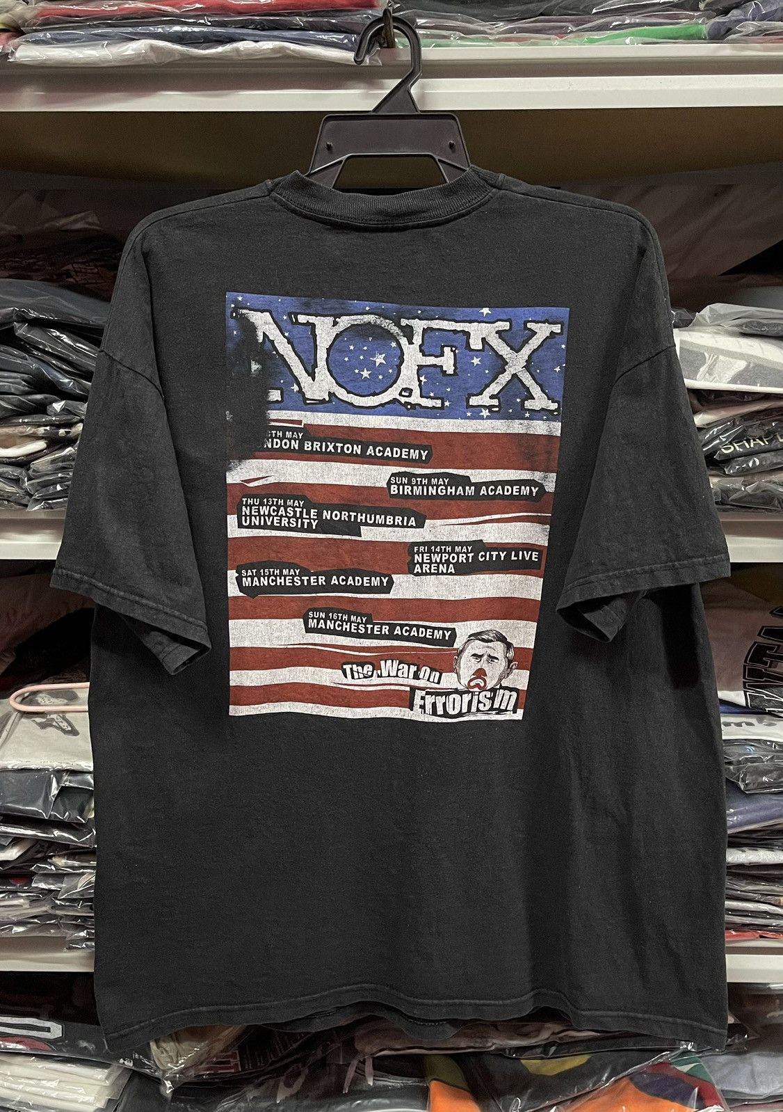 Band Tees × Vintage Vintage Rock Band NOFX " The War On Errorism "🔥🔥🔥 Size US XL / EU 56 / 4 - 4 Thumbnail