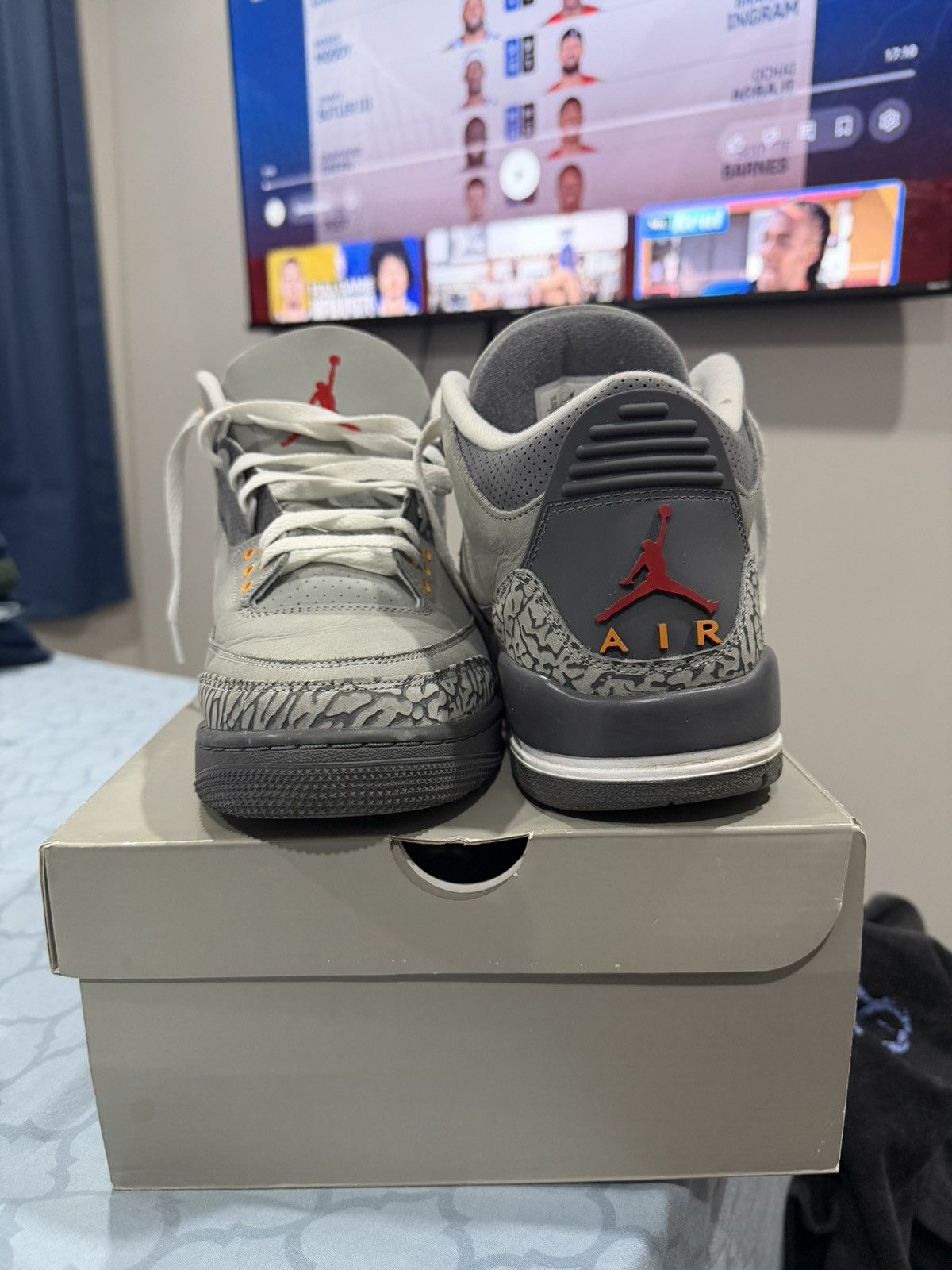 Jordan Brand Air Jordan 3 Retro “Cool Grey” 2021 Size US 10 / EU 43 - 4 Thumbnail
