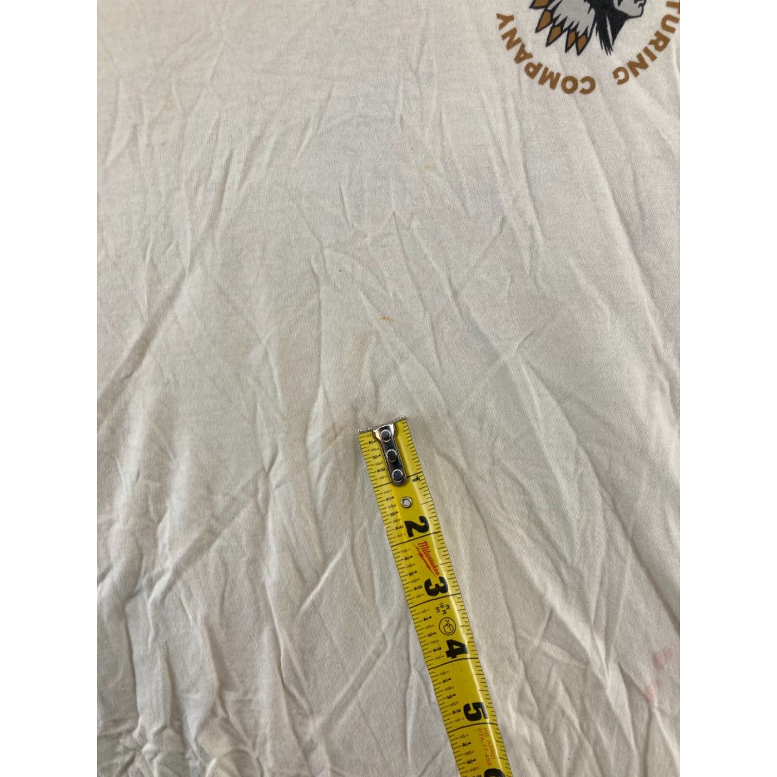 J Brand Brixon TShirt Mens Large Ivory Graphic Print Crew Neck City Classic Manufacturing Promo Shirt Adults Men Size US L / EU 52-54 / 3 - 5 Thumbnail