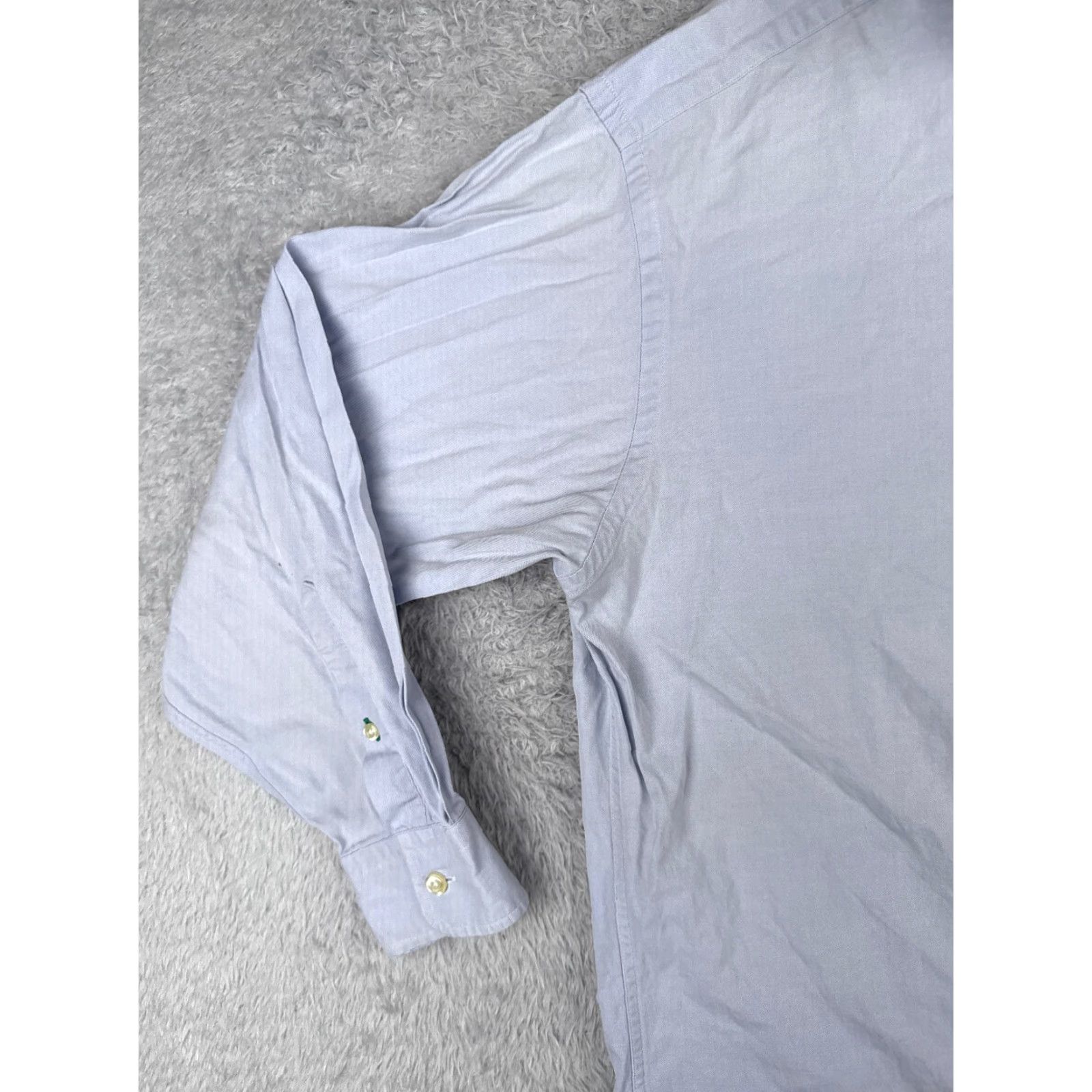 Tommy Hilfiger Tommy Hilfiger Shirt Men 15.5-32 Blue Button Up Long Sleeve Crest Cotton Read Size US M / EU 48-50 / 2 - 3 Thumbnail