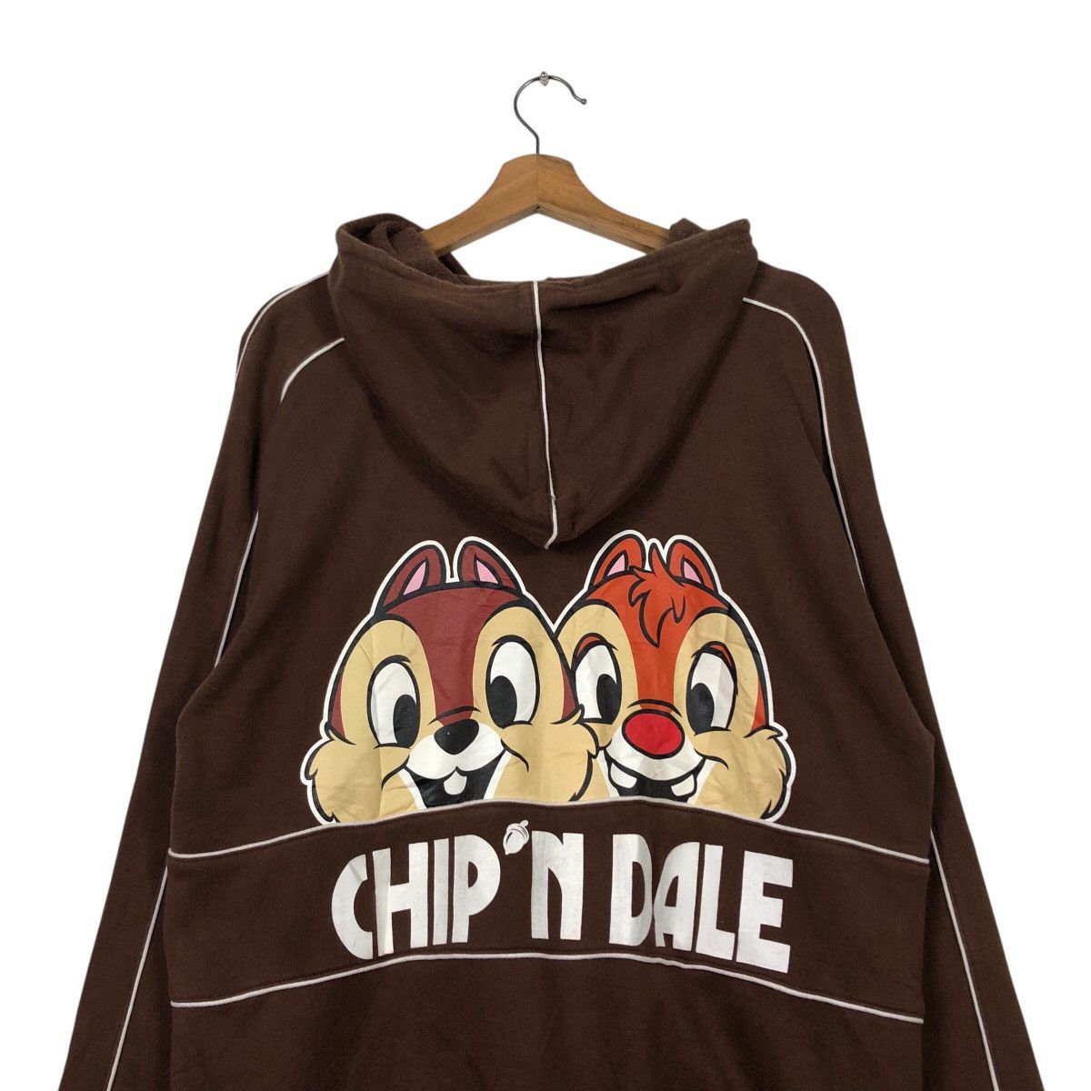 Japanese Brand Tokyo Disney Resort Exclusive Chip ’n Dale Big Print Hoodie Size US L / EU 52-54 / 3 - 10 Thumbnail