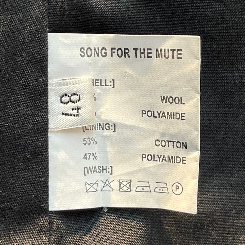 Song For The Mute Song For The Mute shoulder-padded wool swallowtail coat Size US M / EU 48-50 / 2 - 8 Thumbnail