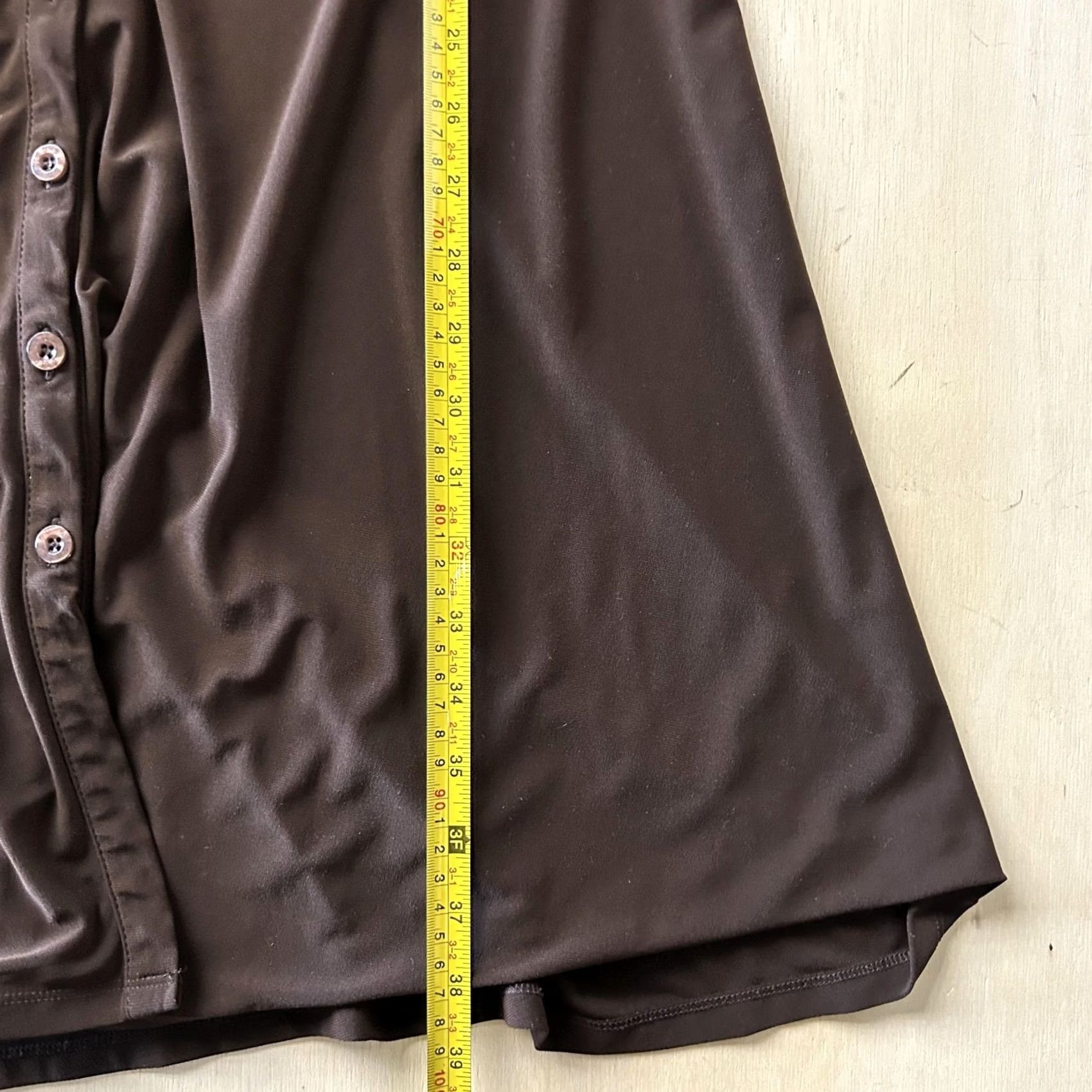 Vintage Bisou Bisou Dress Womens 8 Brown Button Front Collared Shirt Dress Knee Length Womens 8 Brown Button Front Collared Shirt Dress Knee Length Size M / US 6-8 / IT 42-44 - 5 Thumbnail