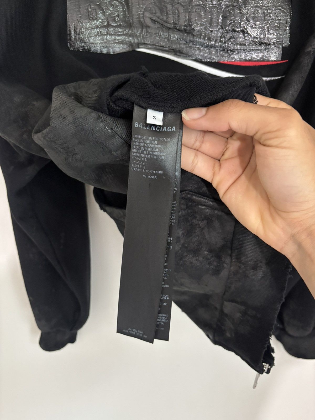 Balenciaga Balenciaga FW22 Gaffer Mud hoodie Size US S / EU 44-46 / 1 - 4 Thumbnail