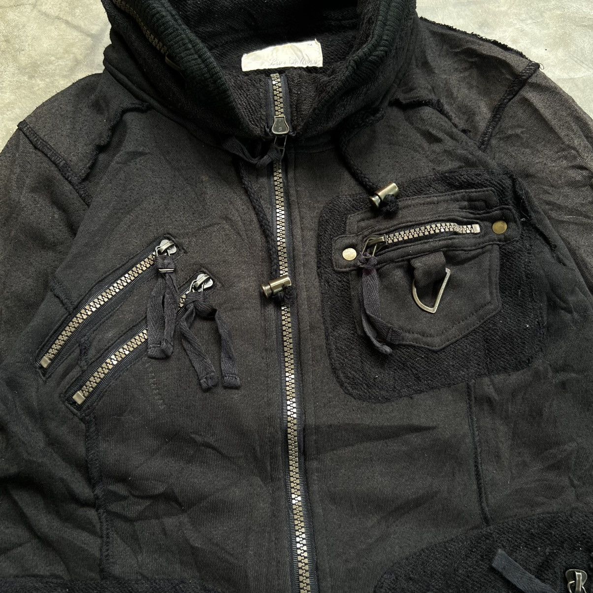 GOA 2000s Live Culture Goa Style Bono Multi Zip Jacket Size US M / EU 48-50 / 2 - 5 Thumbnail