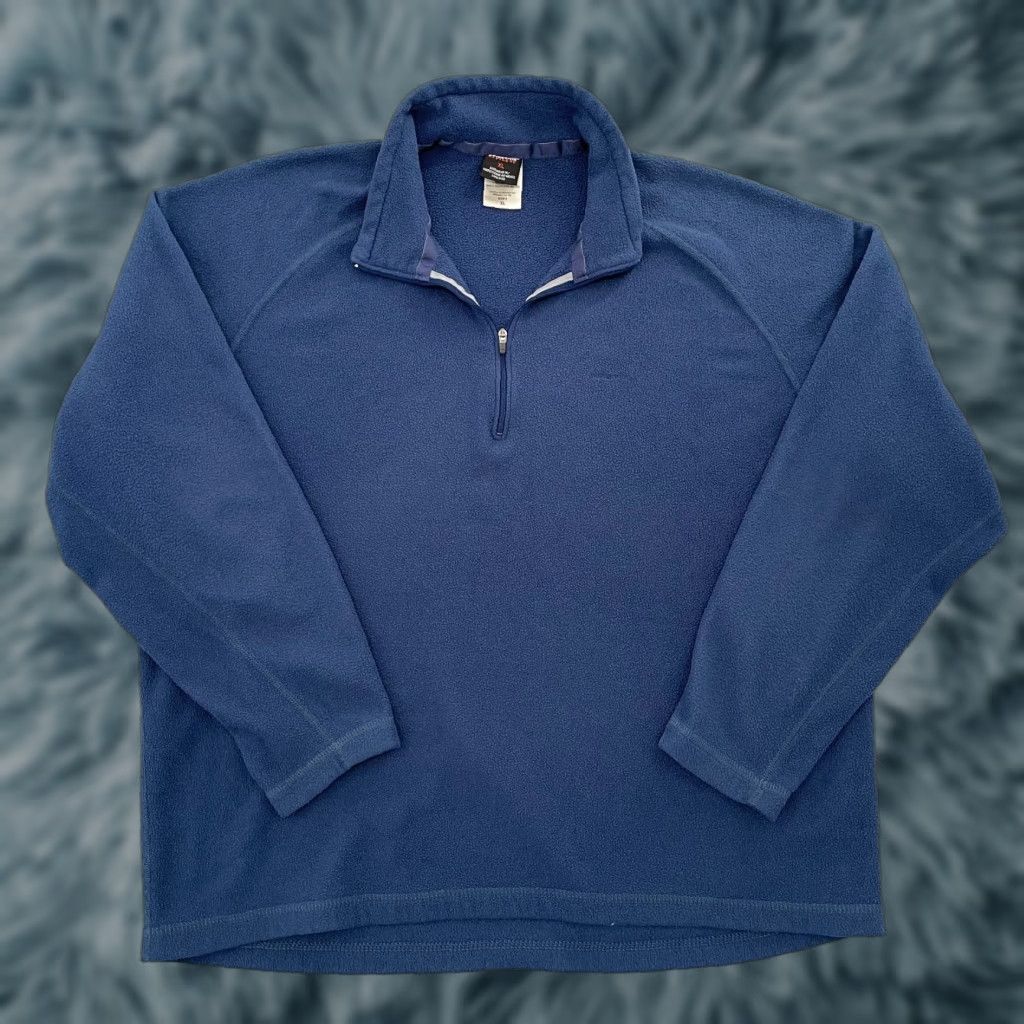 Patagonia VINTAGE Patagonia Sweater Adult Extra Large Blue 1/4 Zip Capilene Fleece Mens XL Jacket Sleeve Size US XL / EU 56 / 4 - 1 Thumbnail