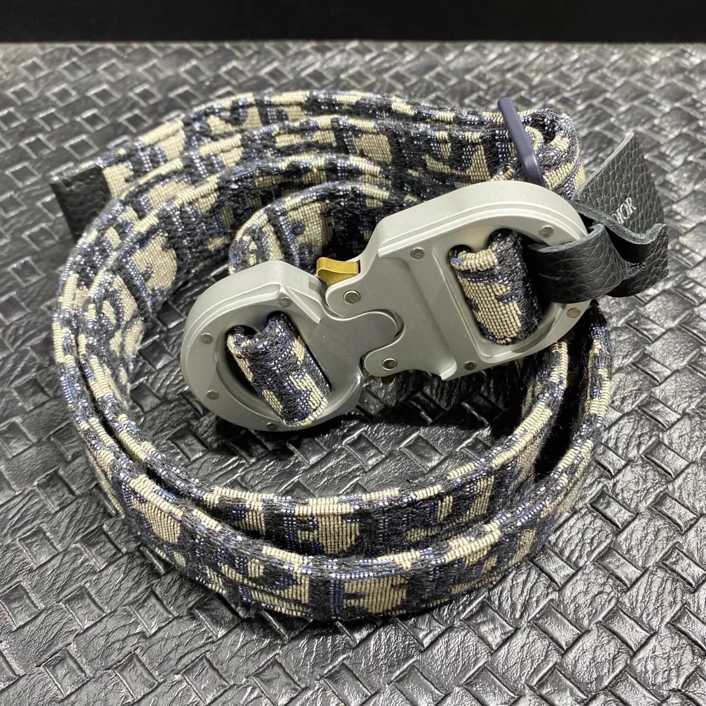 Dior Dior 99 New All Over Logo Belt CD Silver Buckle 90 Size ONE SIZE - 1 Thumbnail