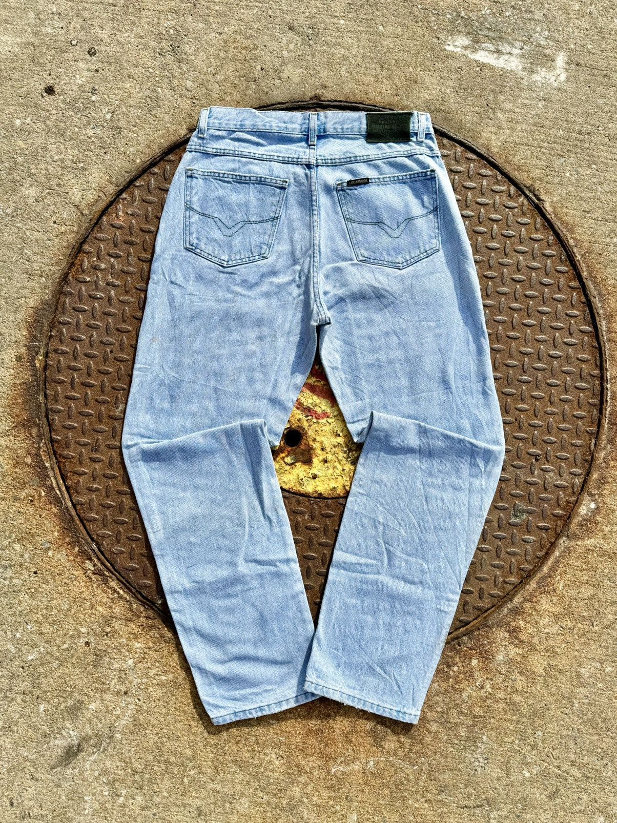 Harley Davidson × Vintage Vintage Harley Davidson Denim Jeans - Men’s Size 32 Size US 32 / EU 48 - 11 Thumbnail