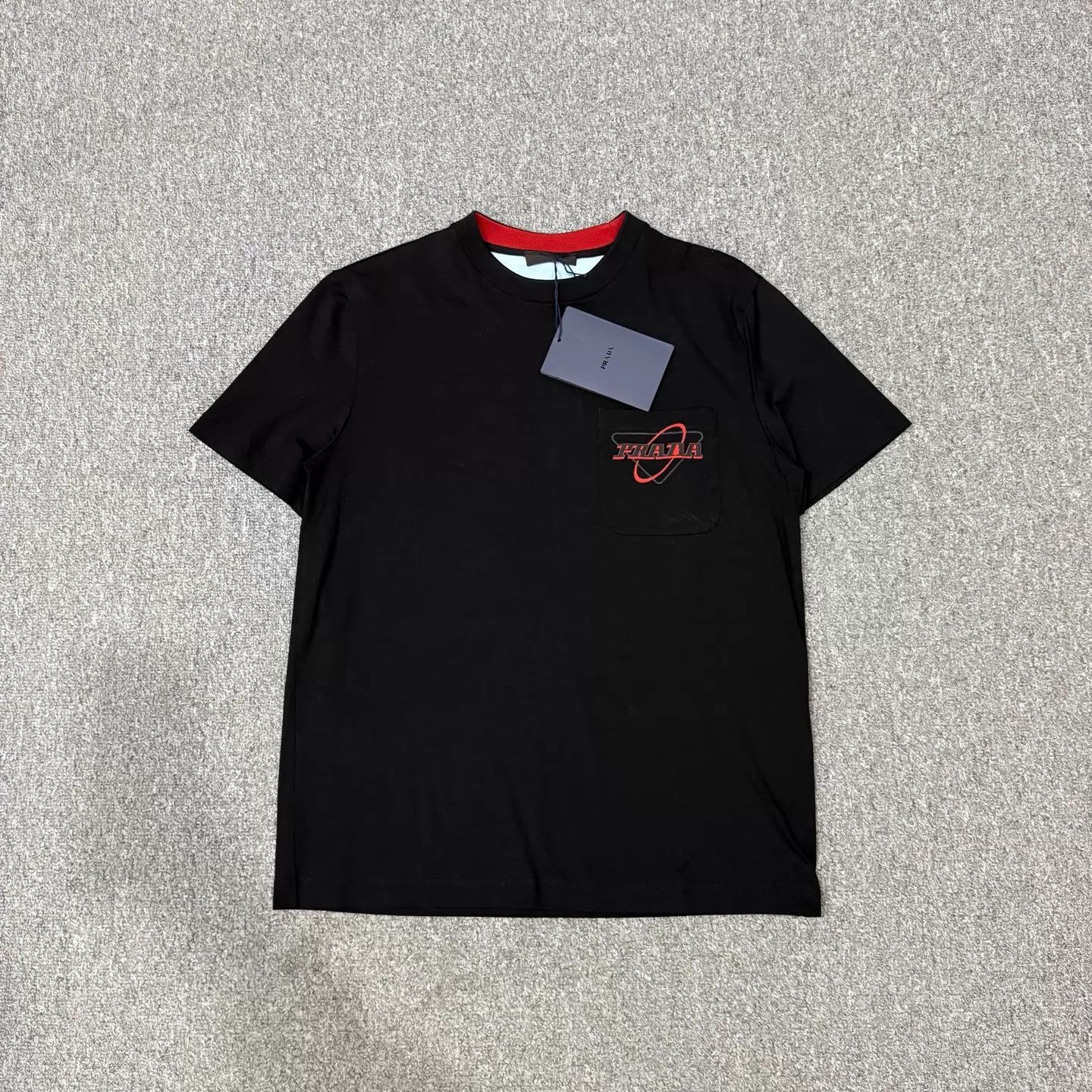 Prada Prada Black Logo Short Sleeve Tee M New Size M / US 6-8 / IT 42-44 - 1 Thumbnail