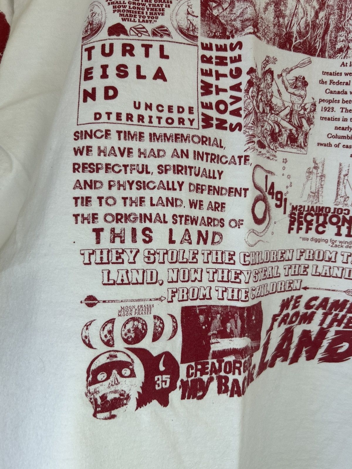 Vintage Vintage Turtle Island Indigenous Long Sleeve Shirt Size US L / EU 52-54 / 3 - 9 Thumbnail