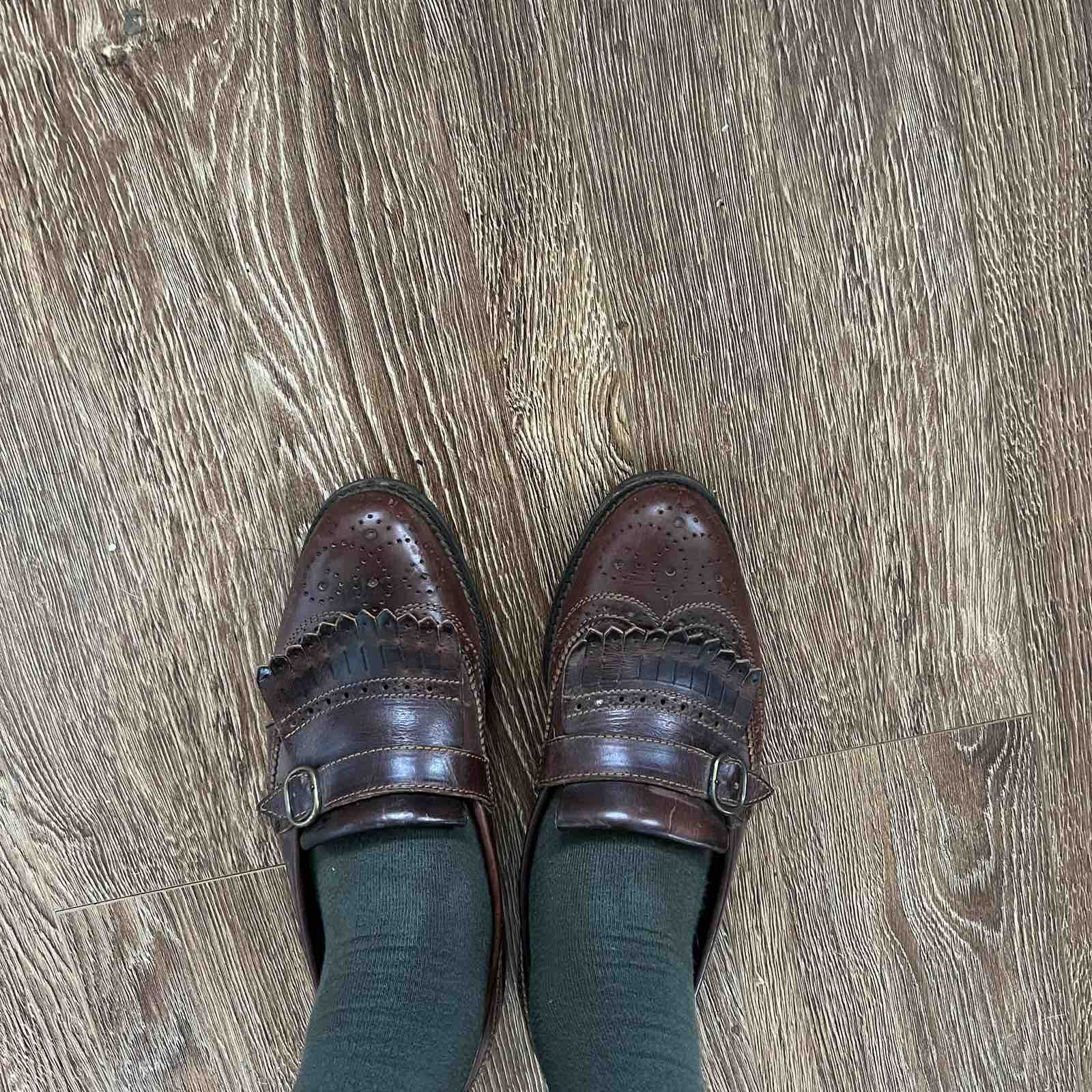 Vintage Rare Vintage 90s Alex Brown Loafers Formal Shoes 42 Size US 9.5 / EU 42-43 - 6 Thumbnail