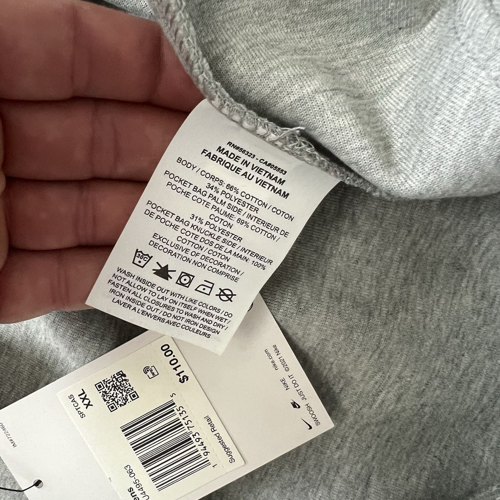 Nike Nike Sportswear Tech Fleece Jogger Pants Gray Size US 36 / EU 52 - 10 Thumbnail