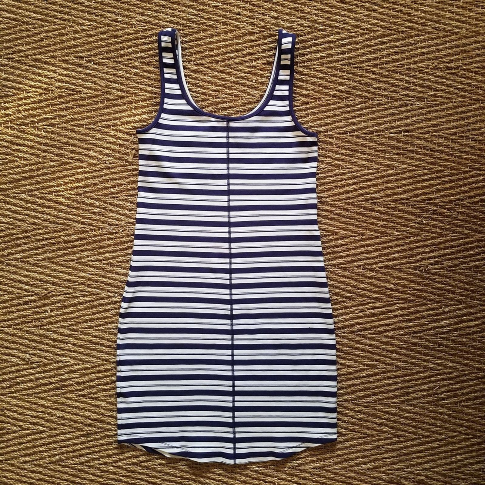 Jack Wills Jack Wills striped mini tank dress sz 10 navy white Size L / US 10 / IT 46 - 3 Thumbnail
