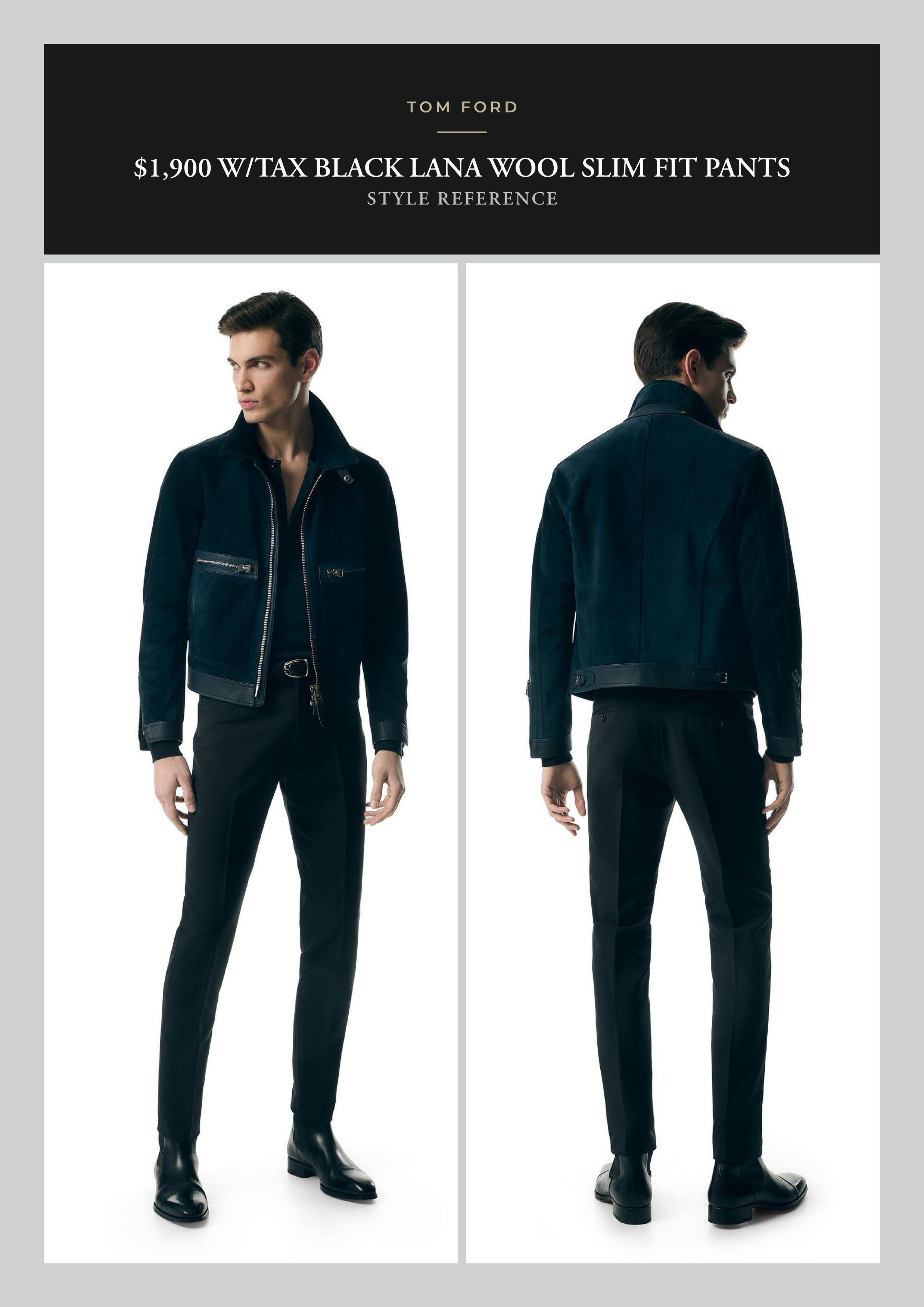 Tom Ford Best Dressed Rare $1,900 w/tax Tom's Personal Favorite Pants Size US 34 / EU 50 - 9 Thumbnail