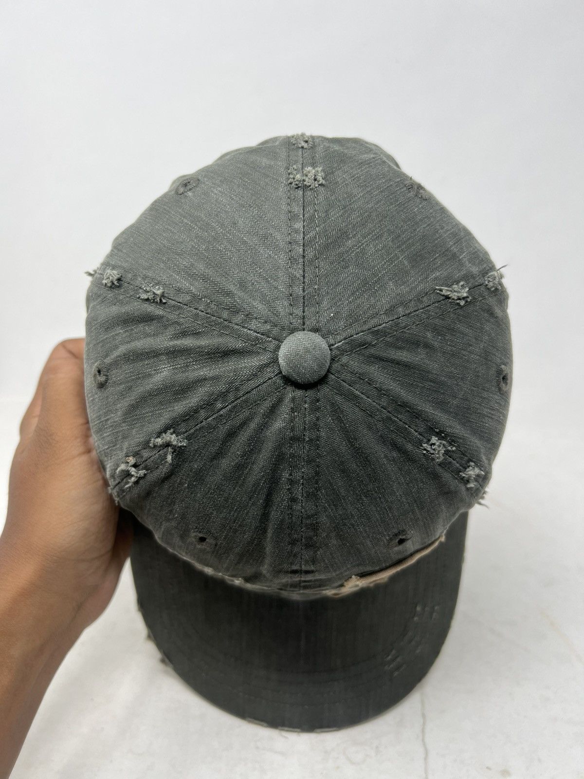 Japanese Brand Choppers Jeans Distressed Style Embroidered Hat Cap Size ONE SIZE - 5 Thumbnail