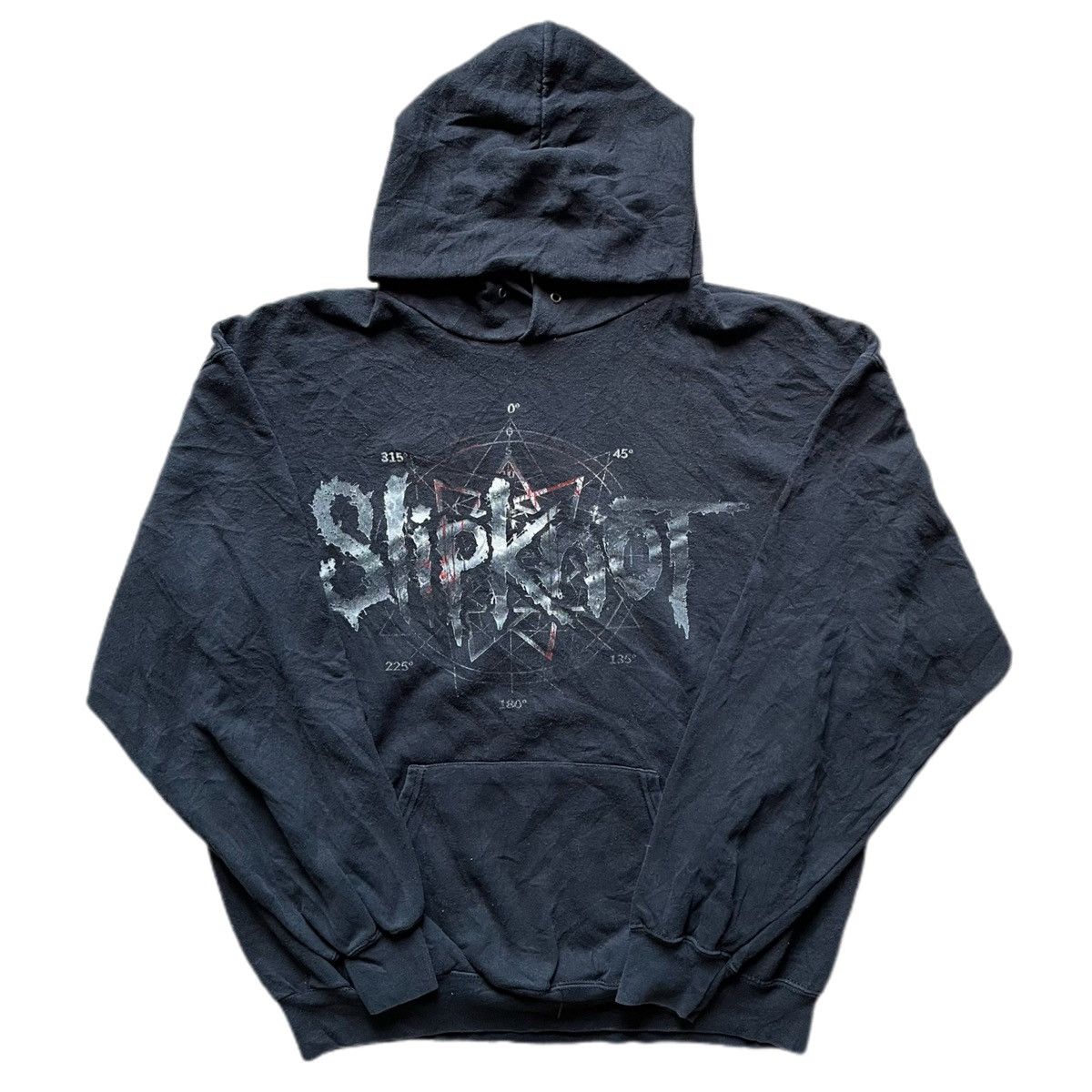 Slipknot × Vintage 00s Slipknot Hoodie FRUIT OF THE LOOM XL Size US XL / EU 56 / 4 - 1 Thumbnail