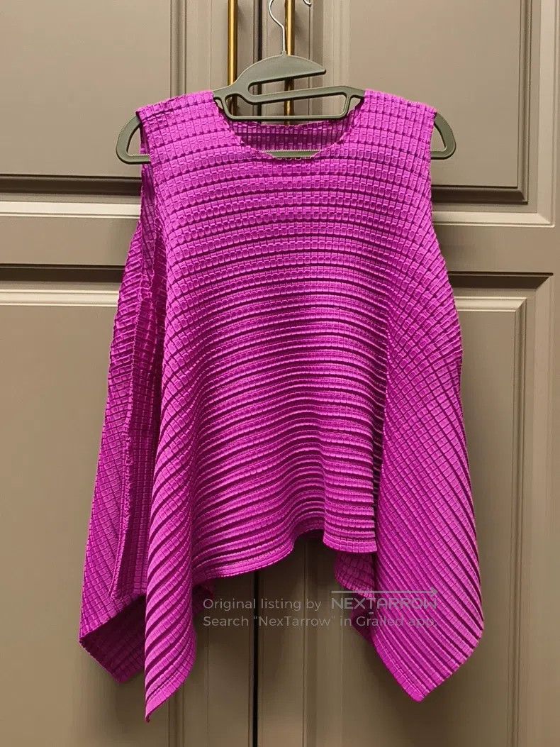 Issey Miyake Issey Miyake Pink vest Size L / US 10 / IT 46 - 1 Thumbnail