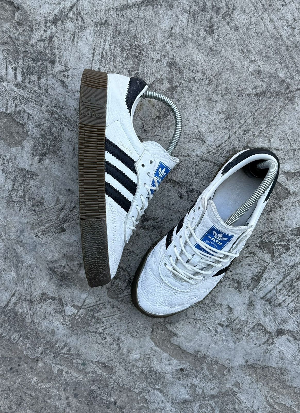 Adidas Vintage Y2K Adidas Samba Leather Hype OG Sneakers Size US 6.5 / IT 36.5 - 12 Thumbnail