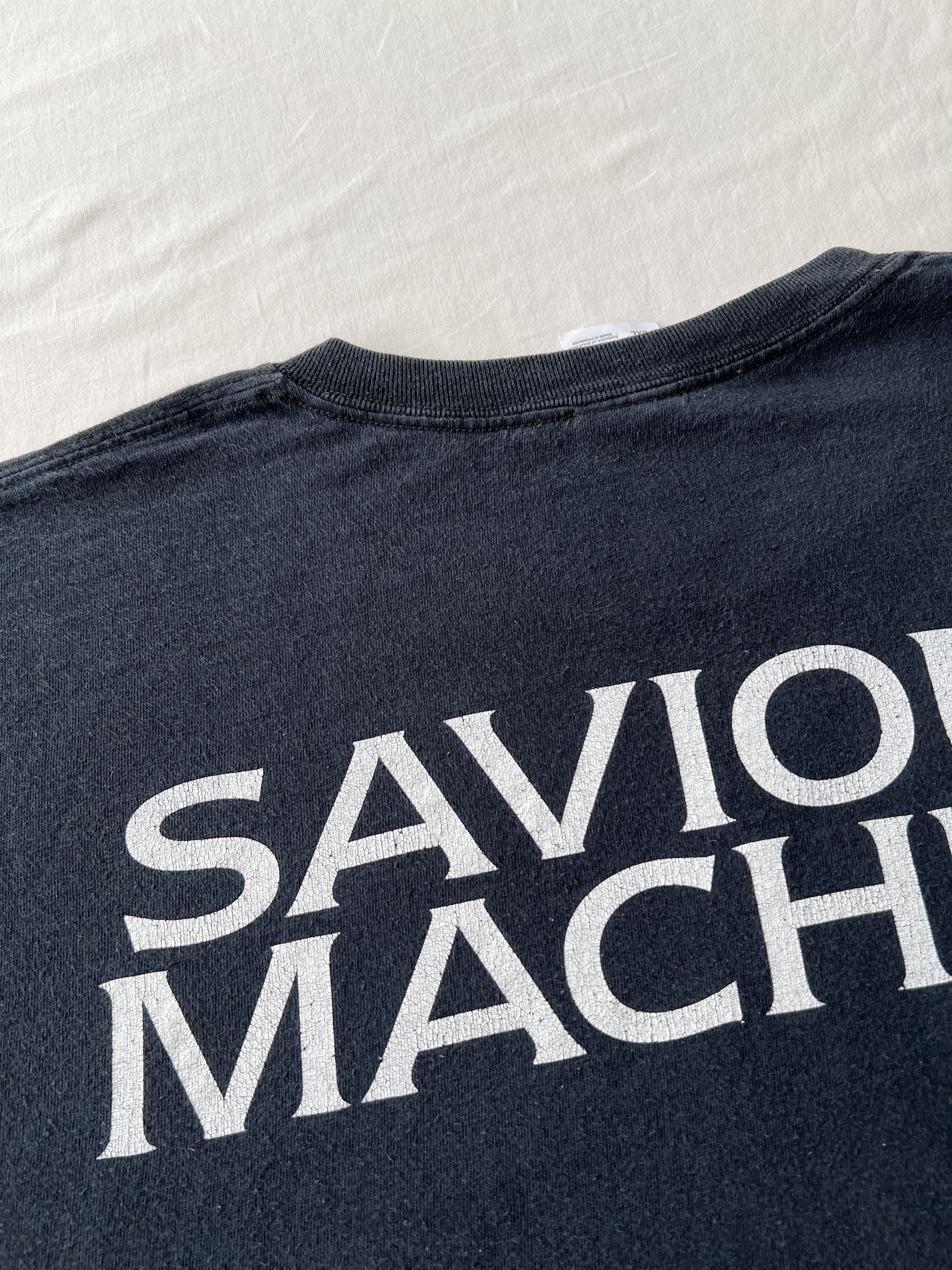 Band Tees Vintage 2000s Saviour Machine Gothic Metal Band Black Tshirt Size US XXL / EU 58 / 5 - 14 Thumbnail