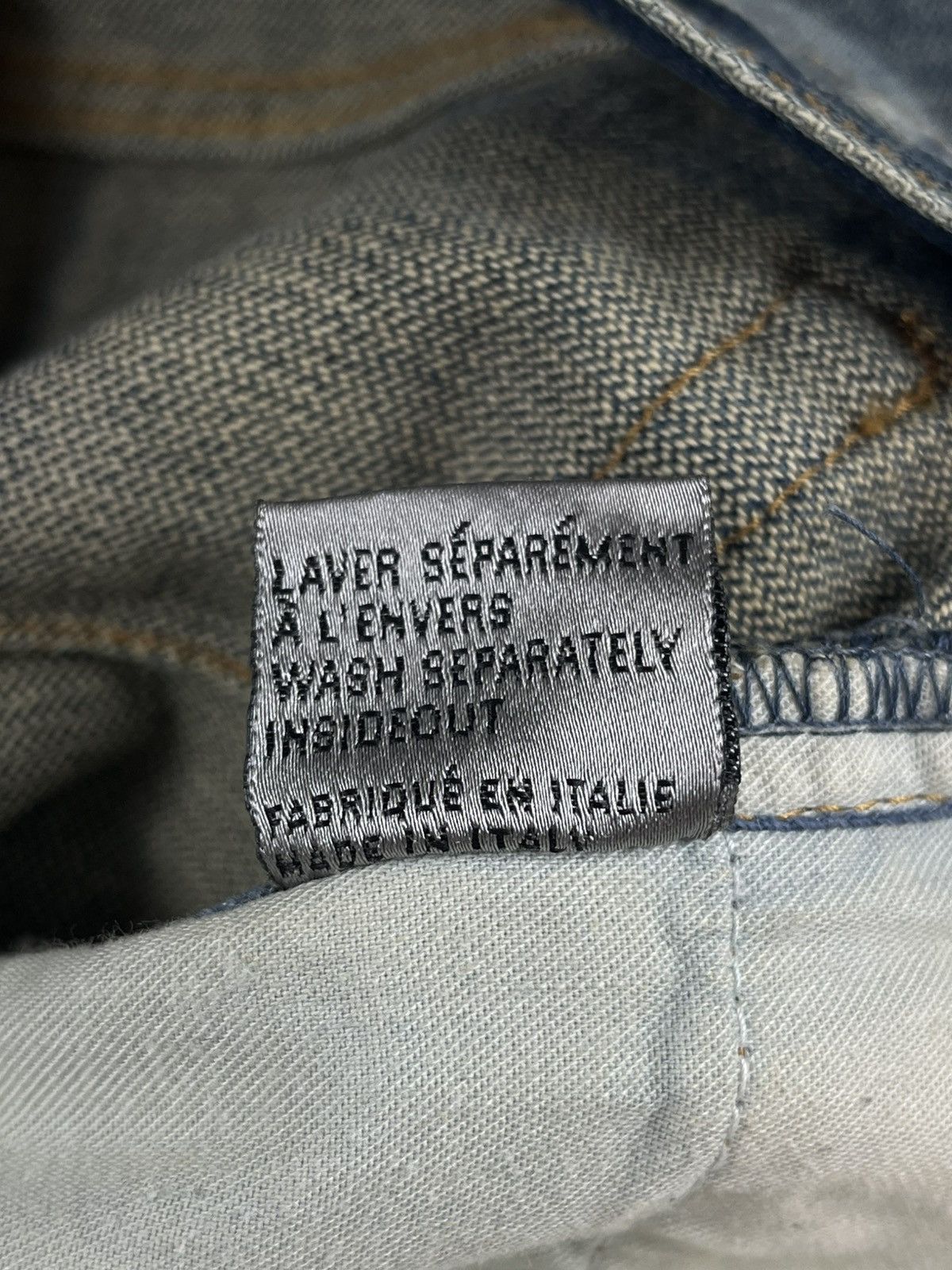 Dior × Hedi Slimane SS07 Dior Homme Hedi Slimane Sky Faded Jake Denim Jeans Size US 29 - 11 Thumbnail