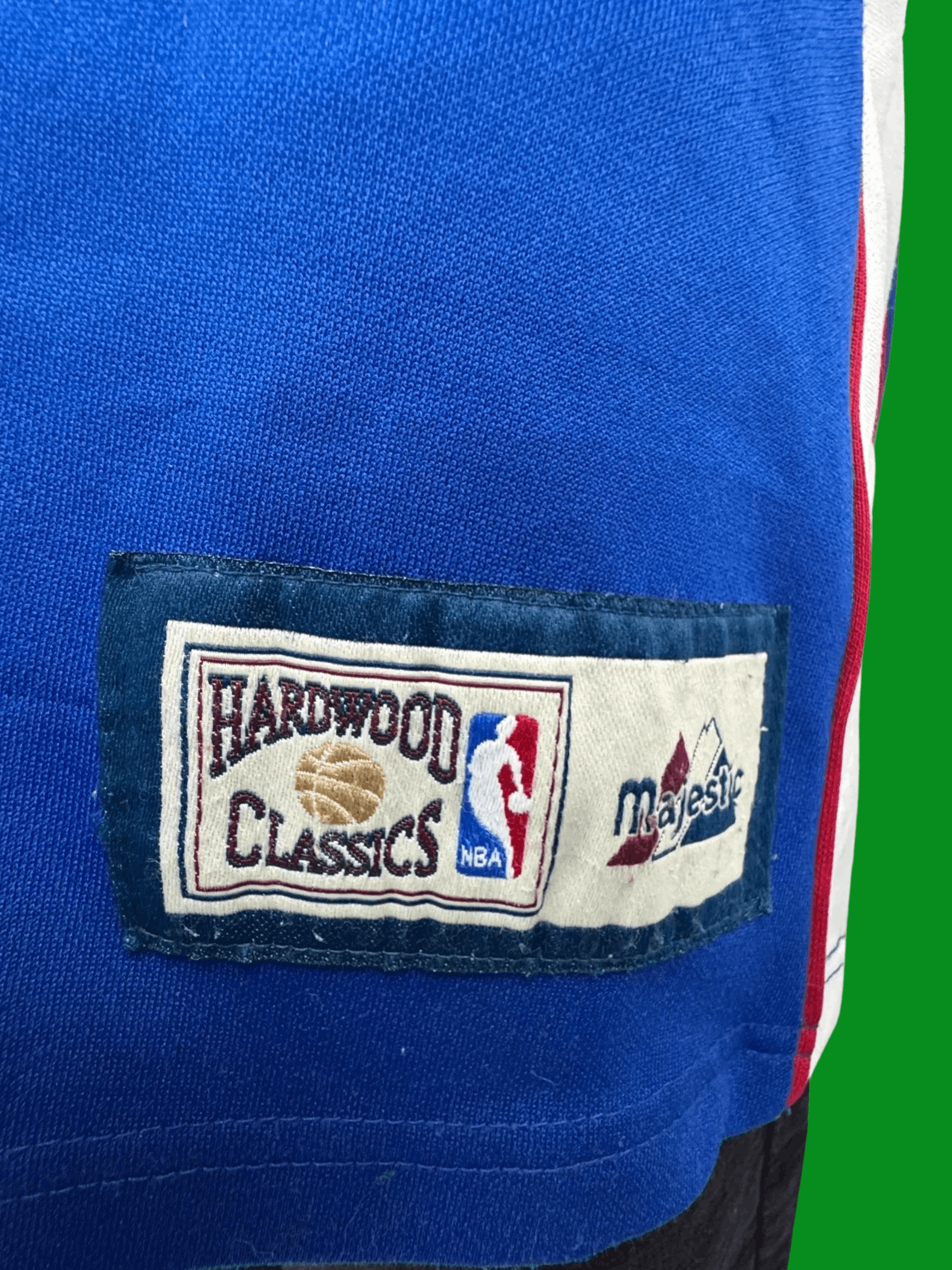 Majestic VTG Majestic Authentic Hardwood Classic NJ Nets Jersey Size US XXL / EU 58 / 5 - 4 Thumbnail