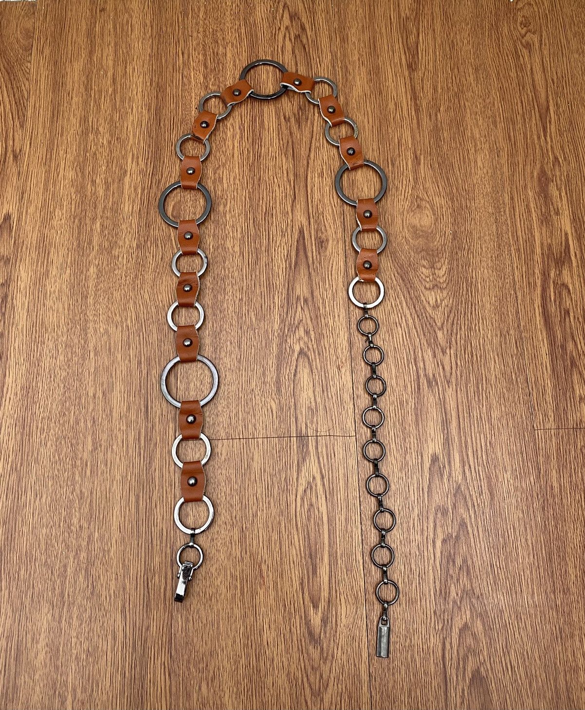 If Six Was Nine × Japanese Brand × Le Grande Bleu (L.G.B.) Ringer chain brown belt Size ONE SIZE - 2 Thumbnail