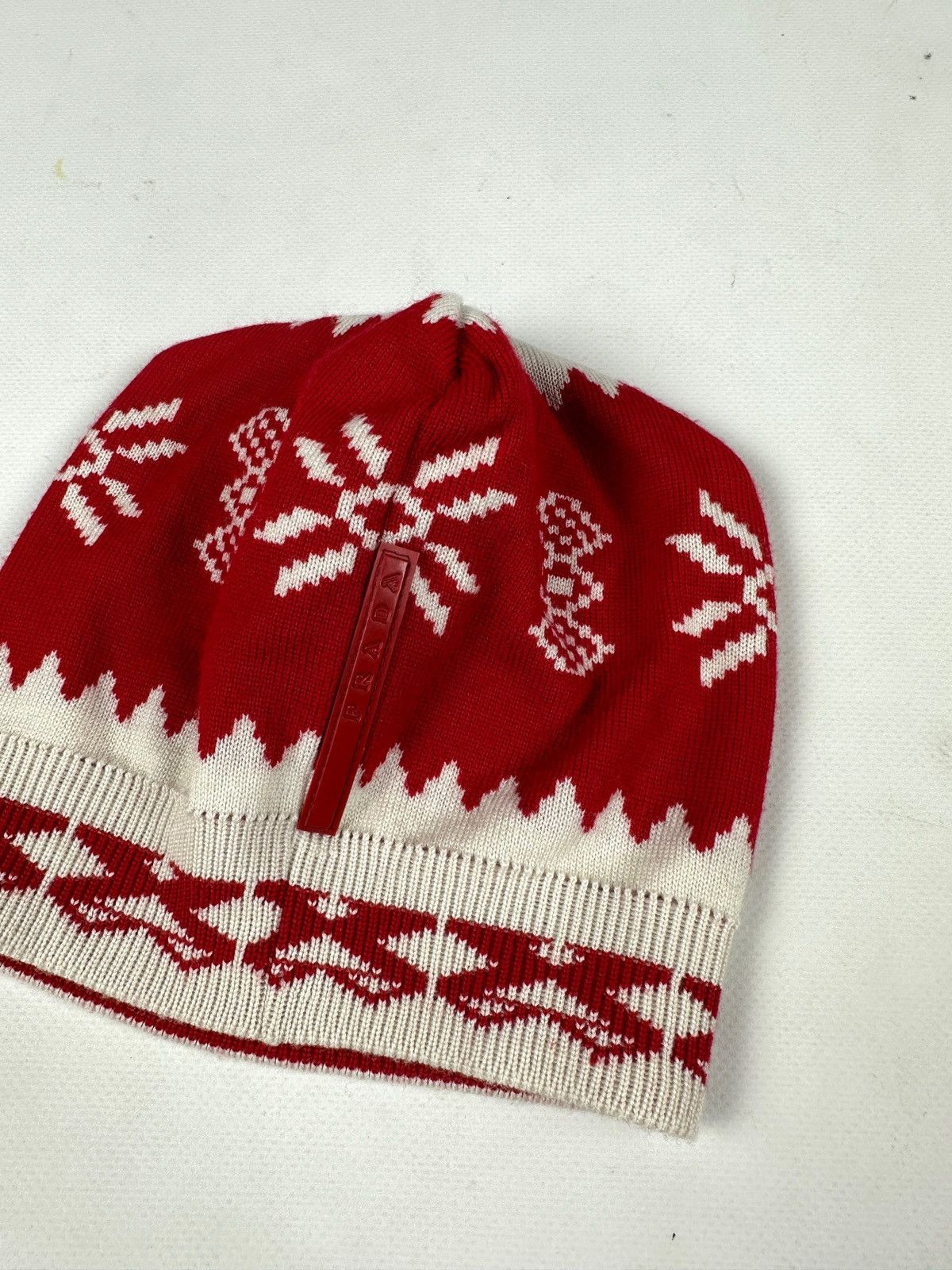 Prada Vintage Prada Sport Red Tab Wool Hat Size ONE SIZE - 3 Thumbnail